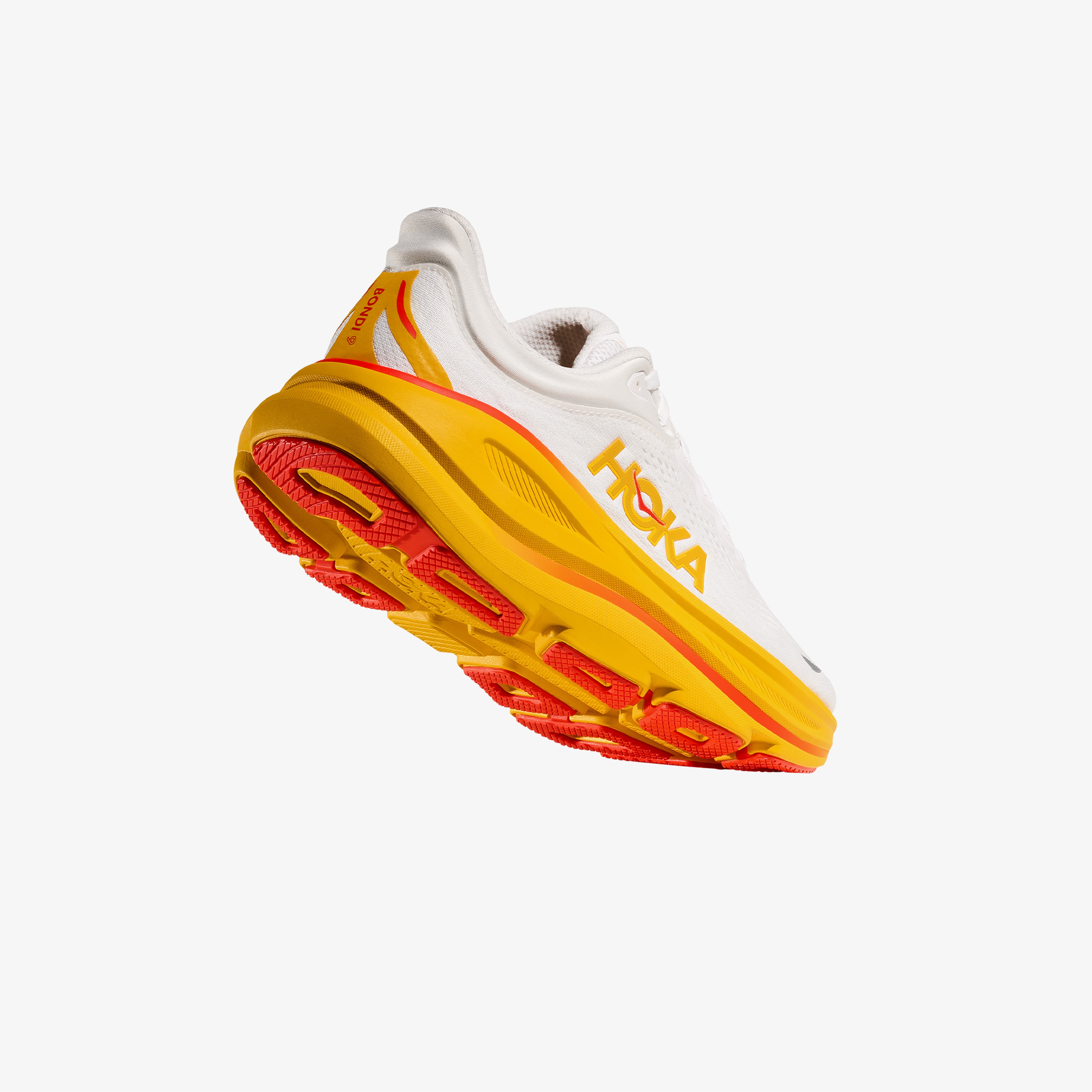 Hoka Bondi 9 Erkek Beyaz Yol Koşu Ayakkabısı