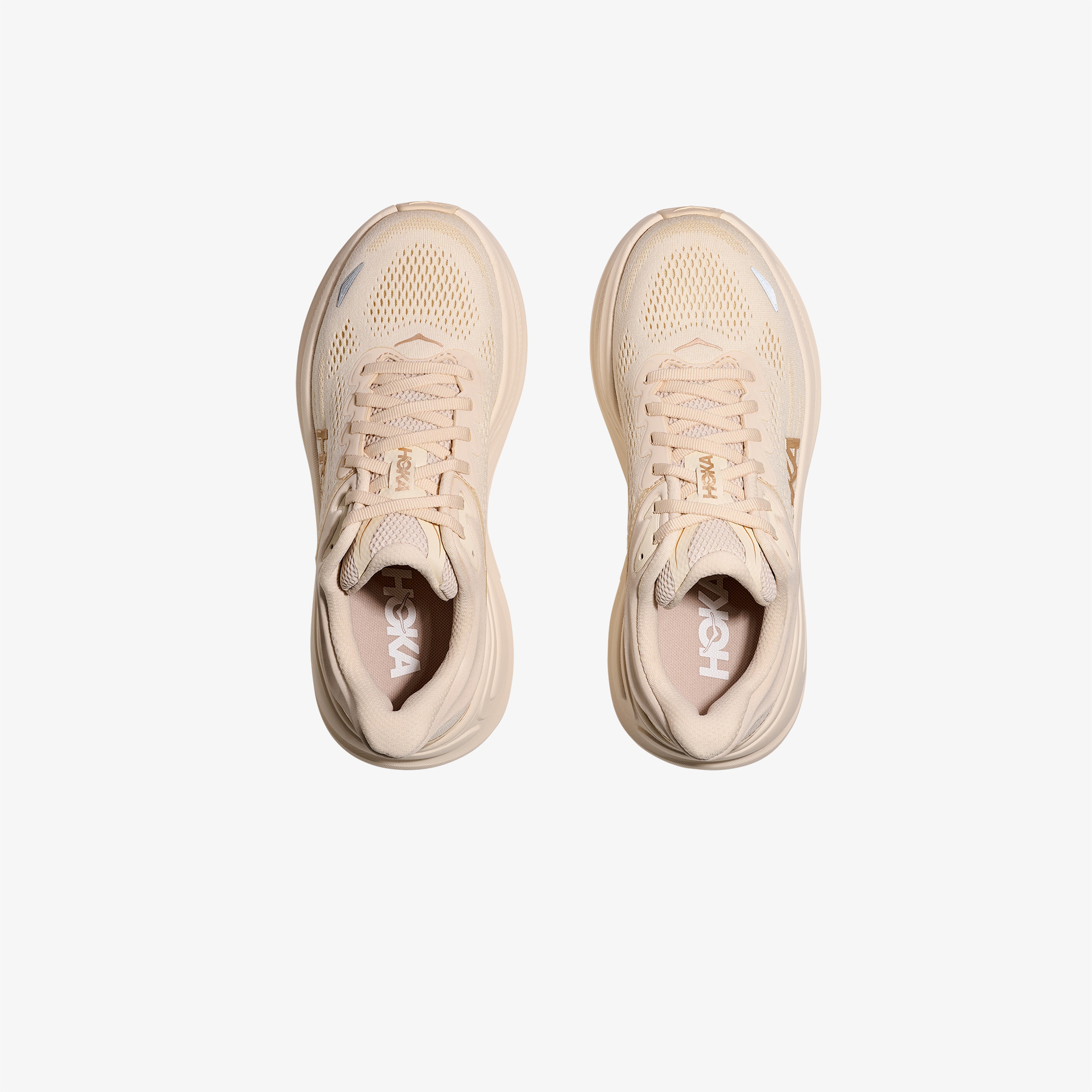 Hoka Bondi 9 Kadın Krem Yol Koşu Ayakkabısı