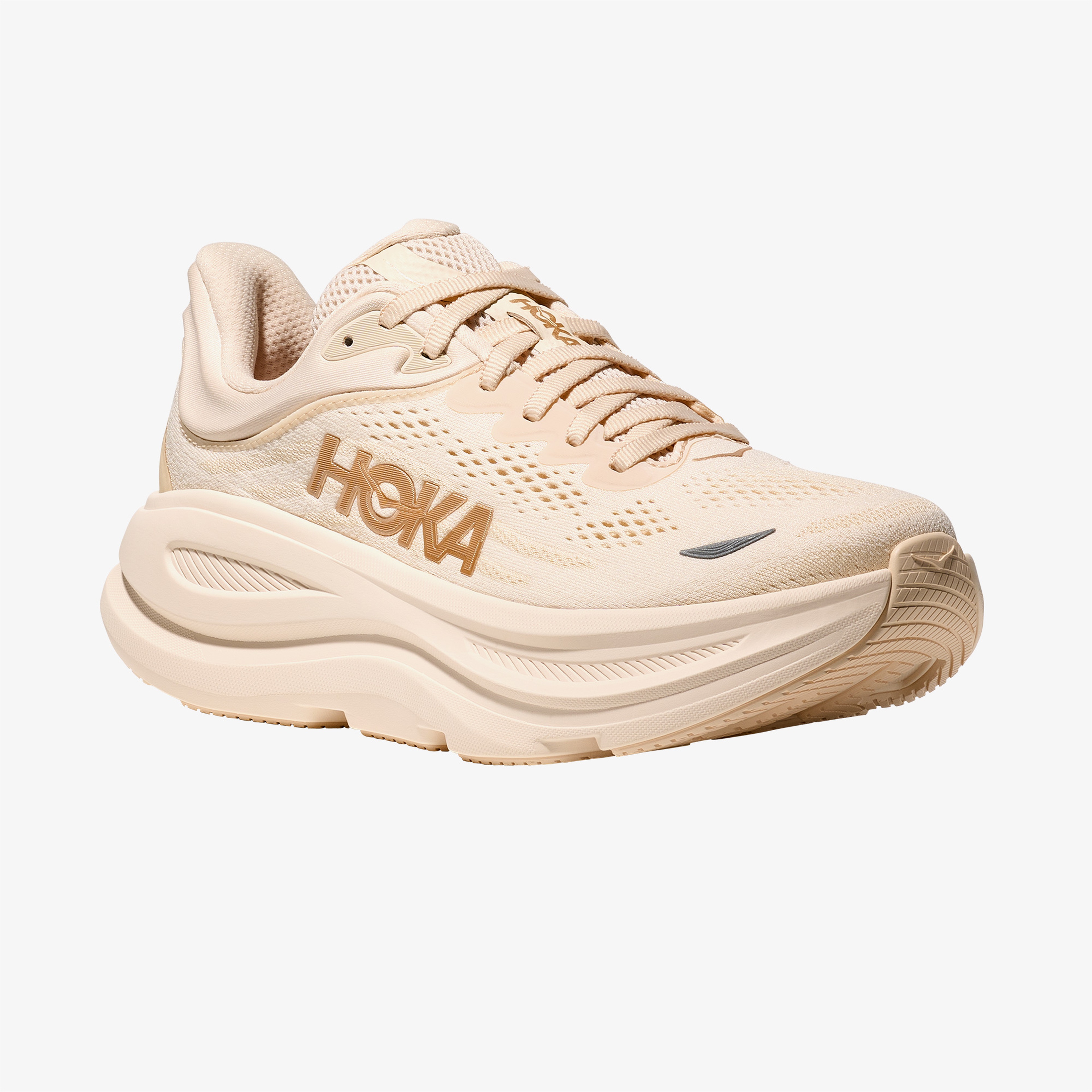 Hoka Bondi 9 Kadın Krem Yol Koşu Ayakkabısı