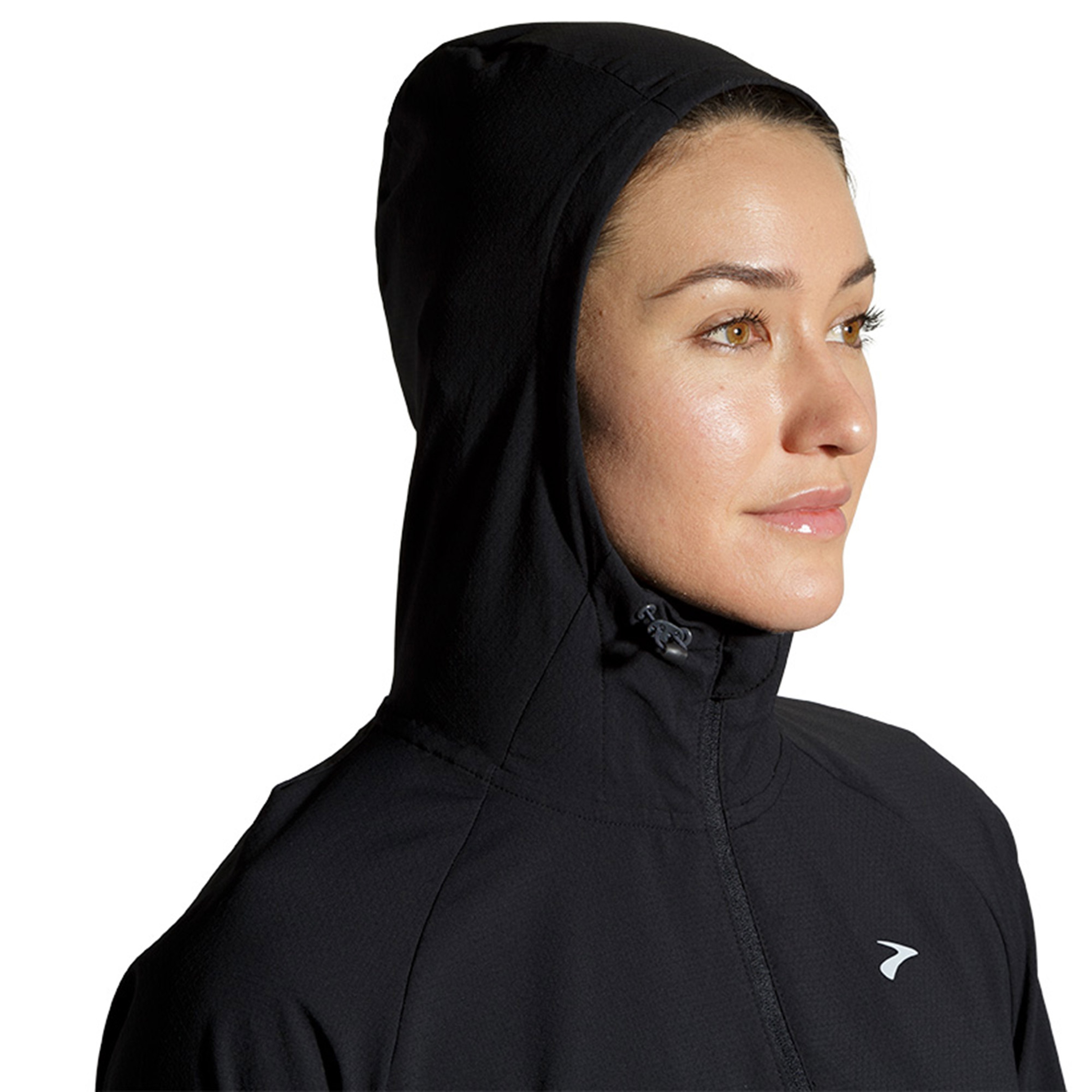 Brooks Canopy Kadın Siyah Koşu Ceketi