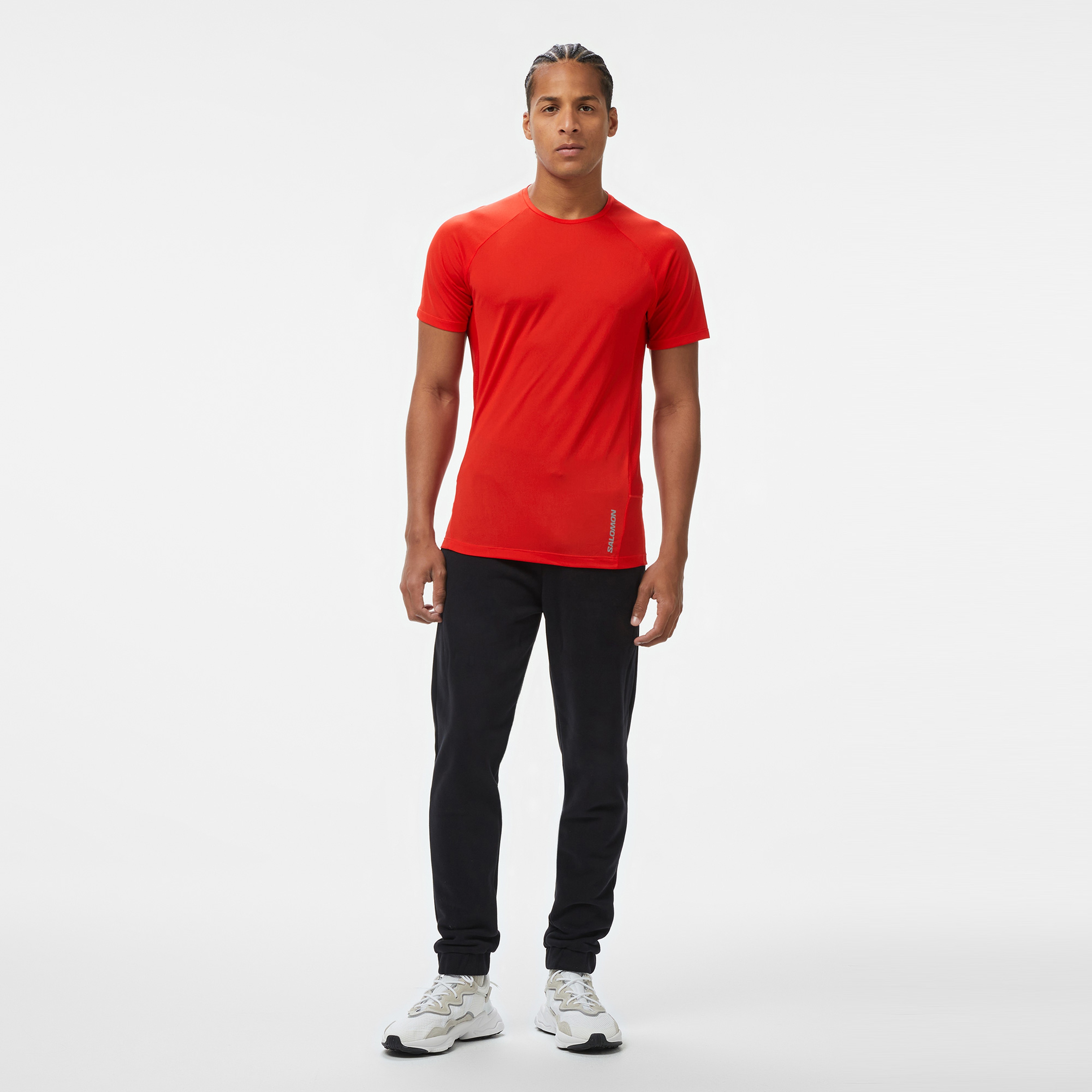 Salomon Rebel Cross Erkek Kırmızı Koşu T-Shirt