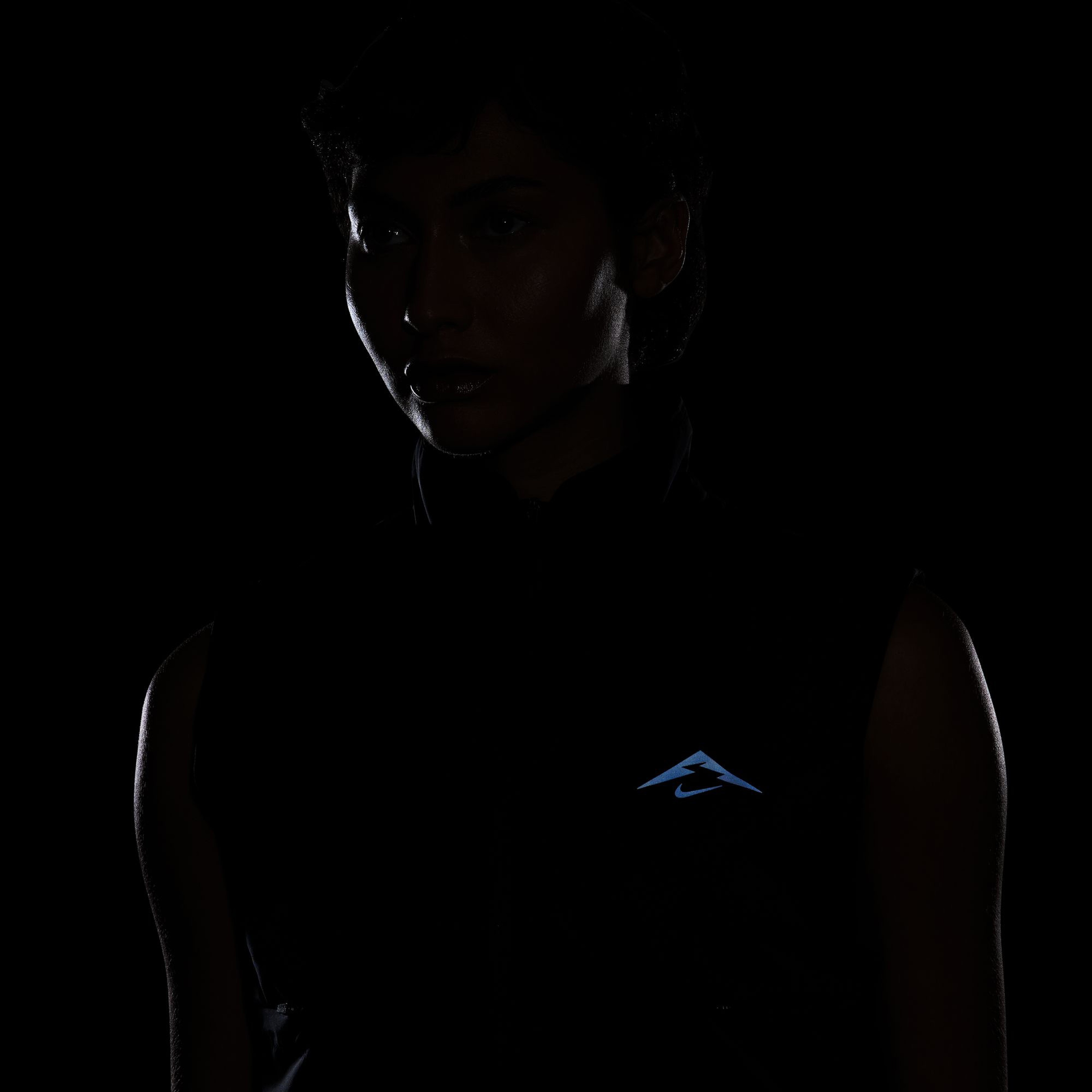 Nike Trail Repel Kadın Siyah Koşu Yeleği