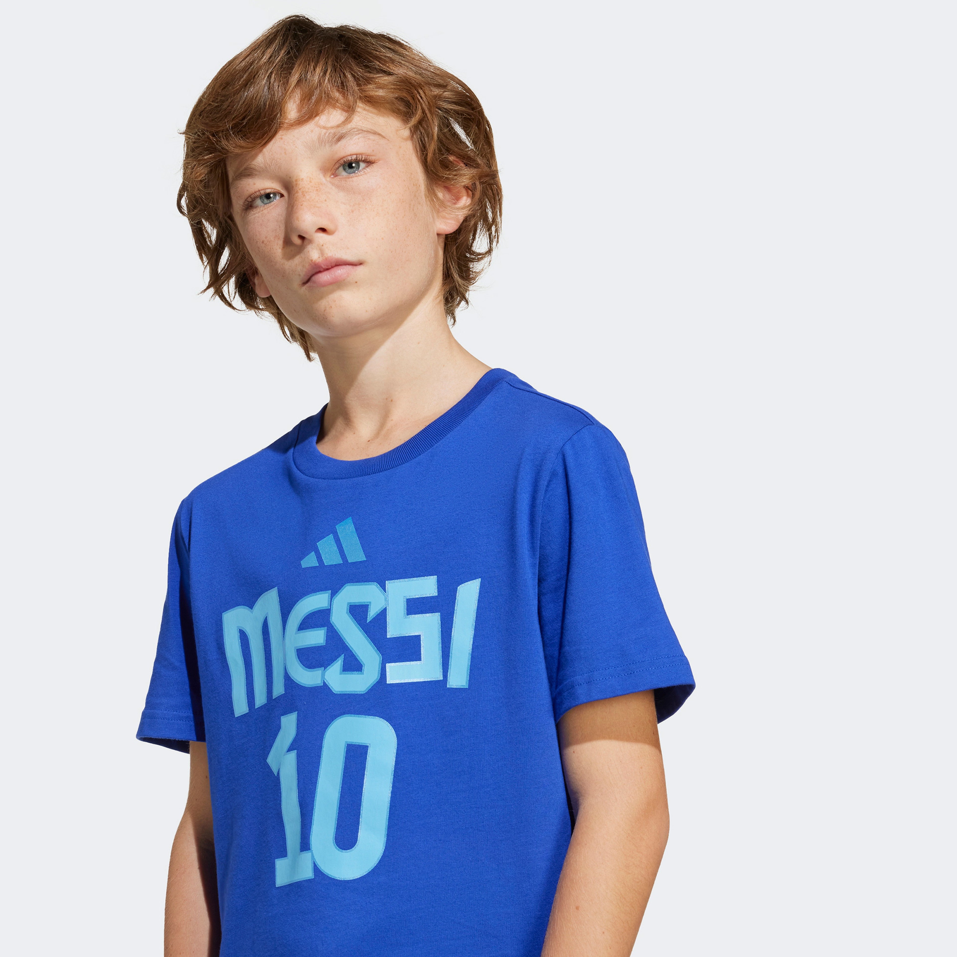 adidas Y Messi N&N G T Çocuk Mavi T-Shirt