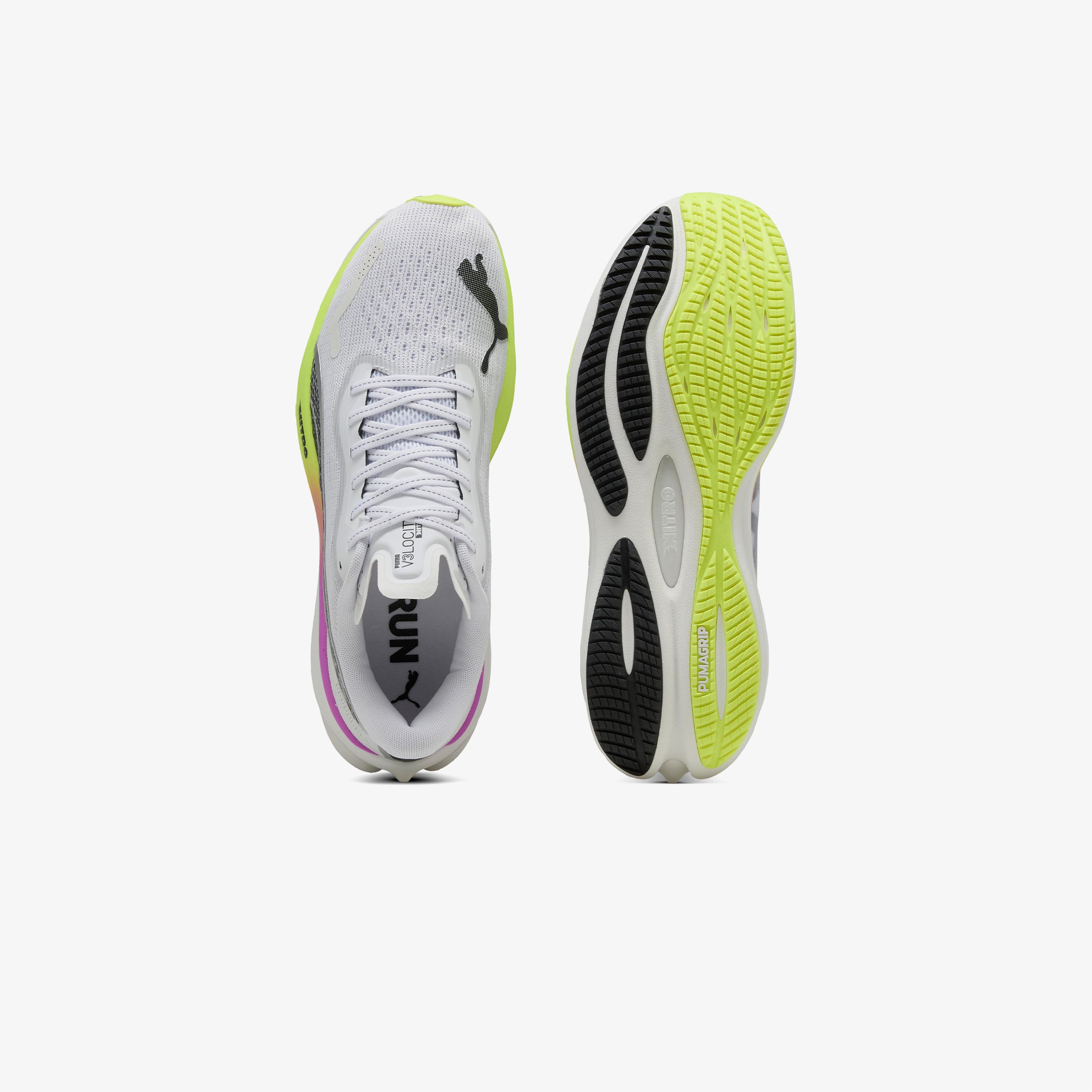Puma Velocity Nitro 3 Erkek Beyaz Koşu Ayakkabısı