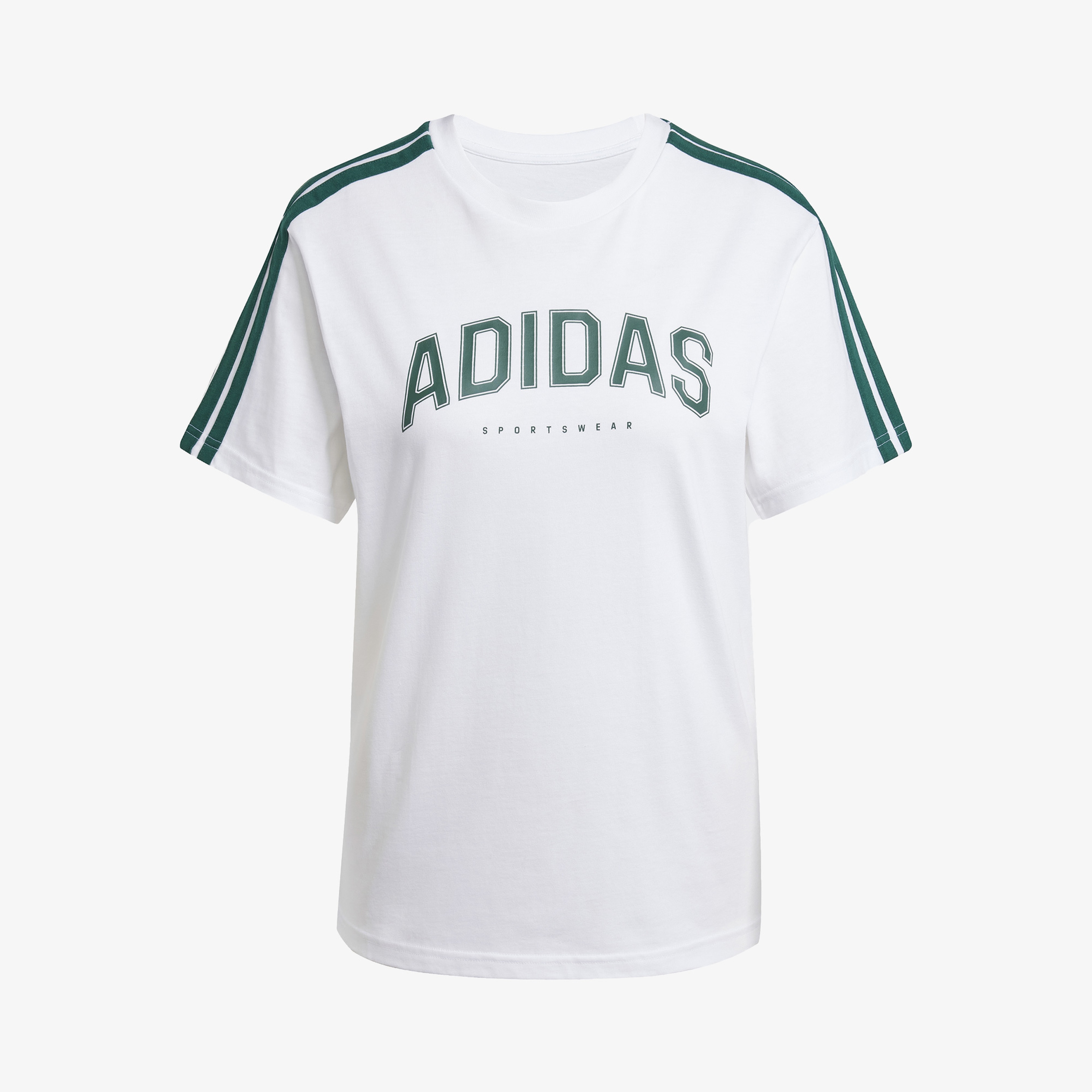 adidas Lounge Soft Side Graphic Kadın Beyaz T-Shirt