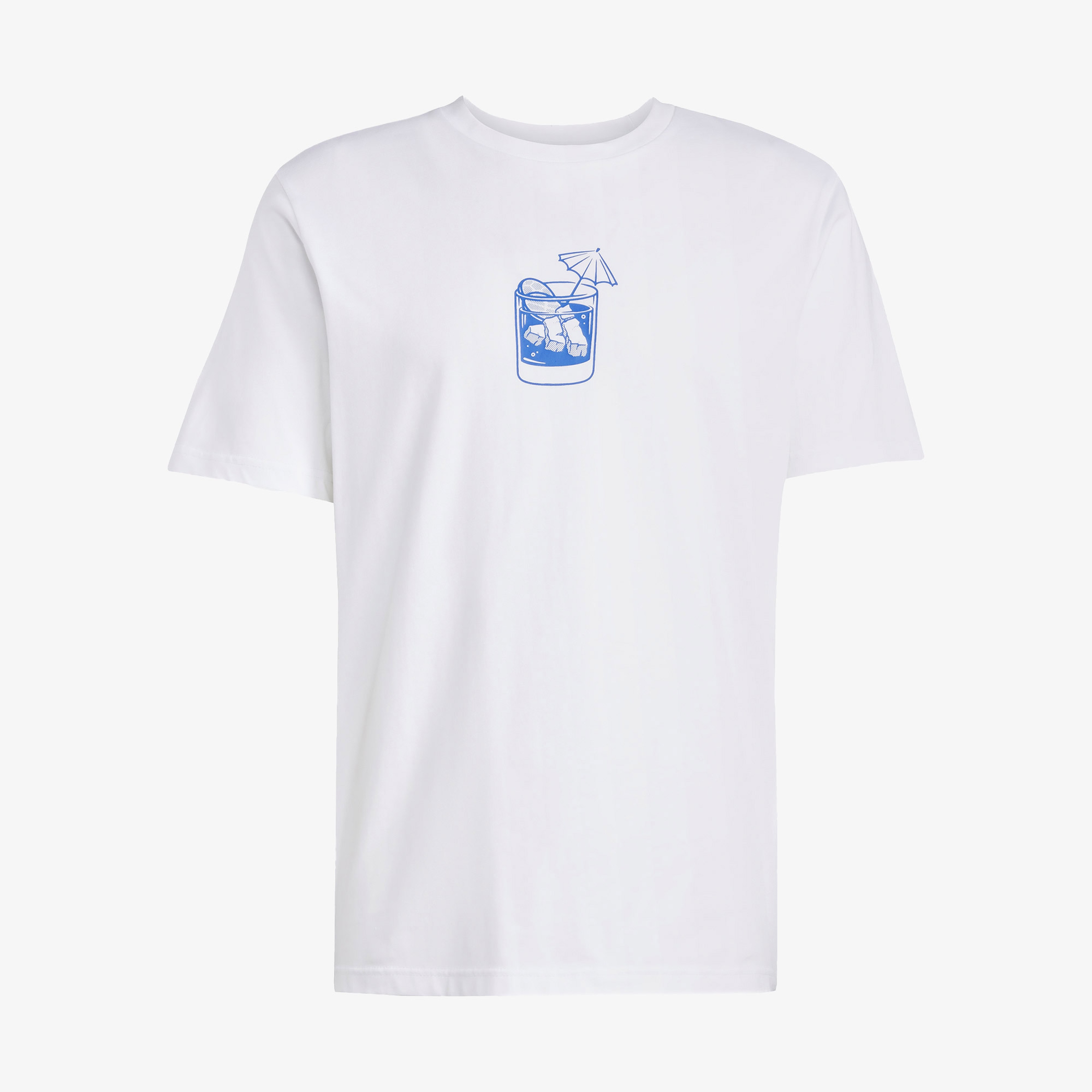 adidas Lounge Drink Graphic Erkek Beyaz T-Shirt