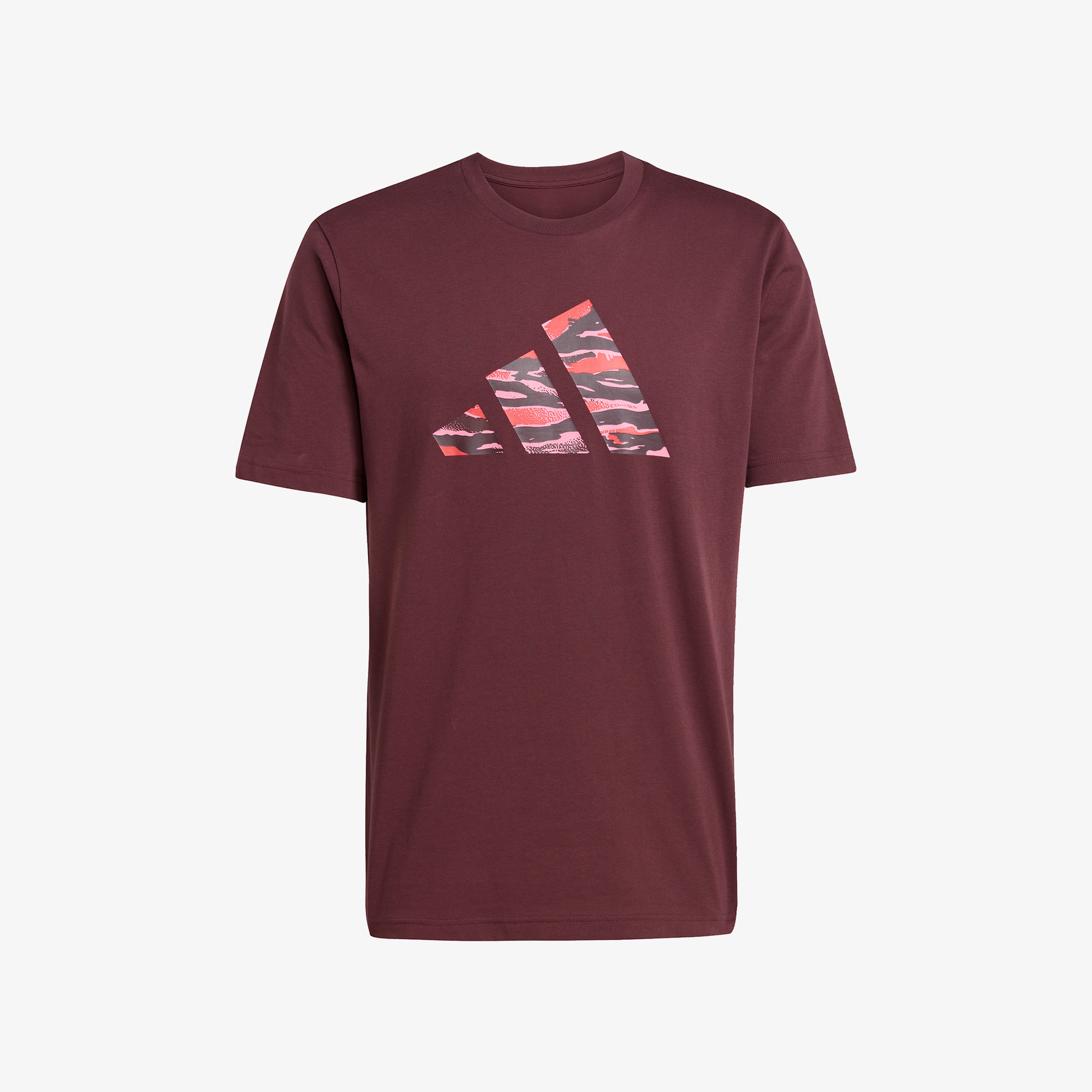 adidas Codes Camo Graphic Erkek Bordo T-Shirt