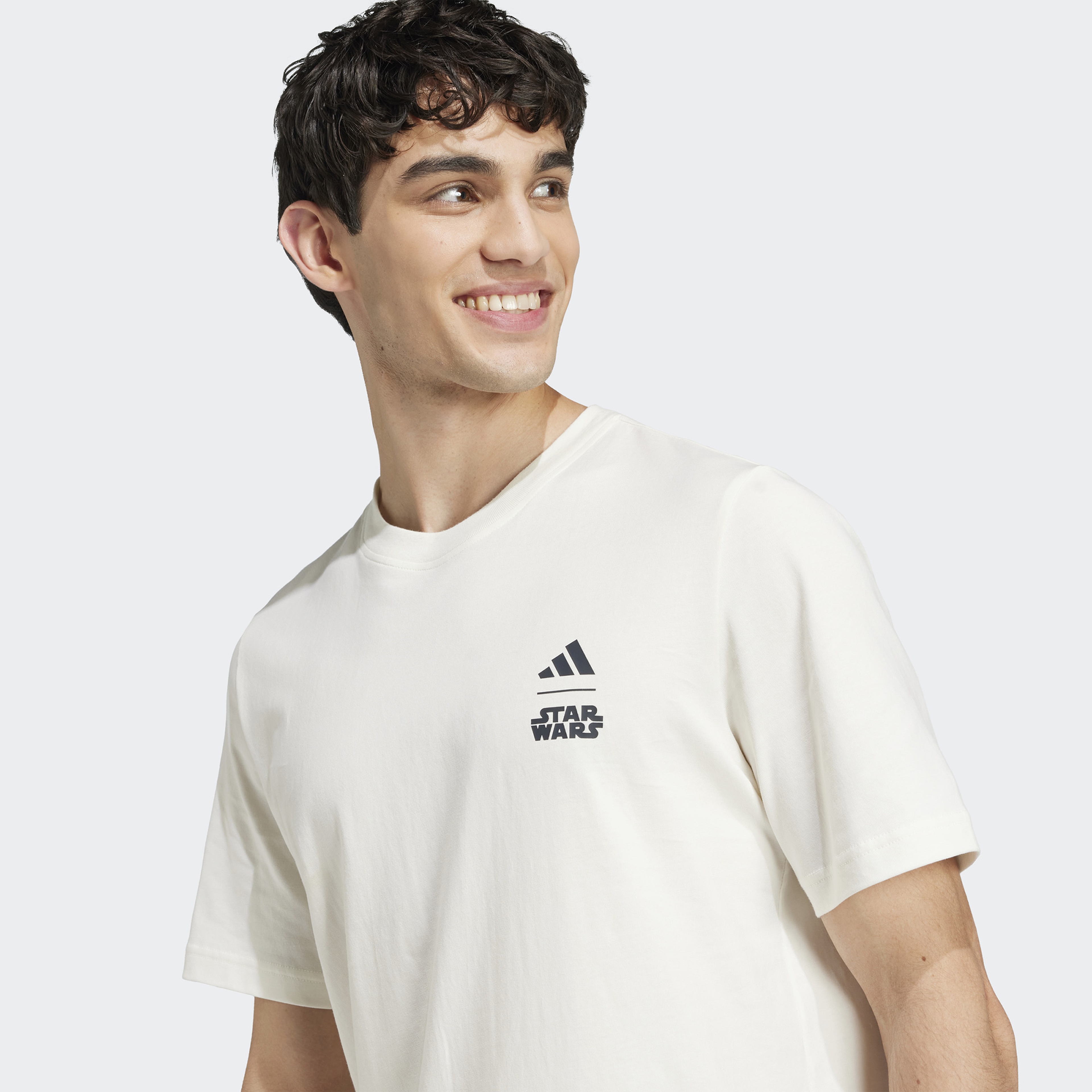 adidas Star Wars The Mandolorian Erkek Beyaz T-Shirt