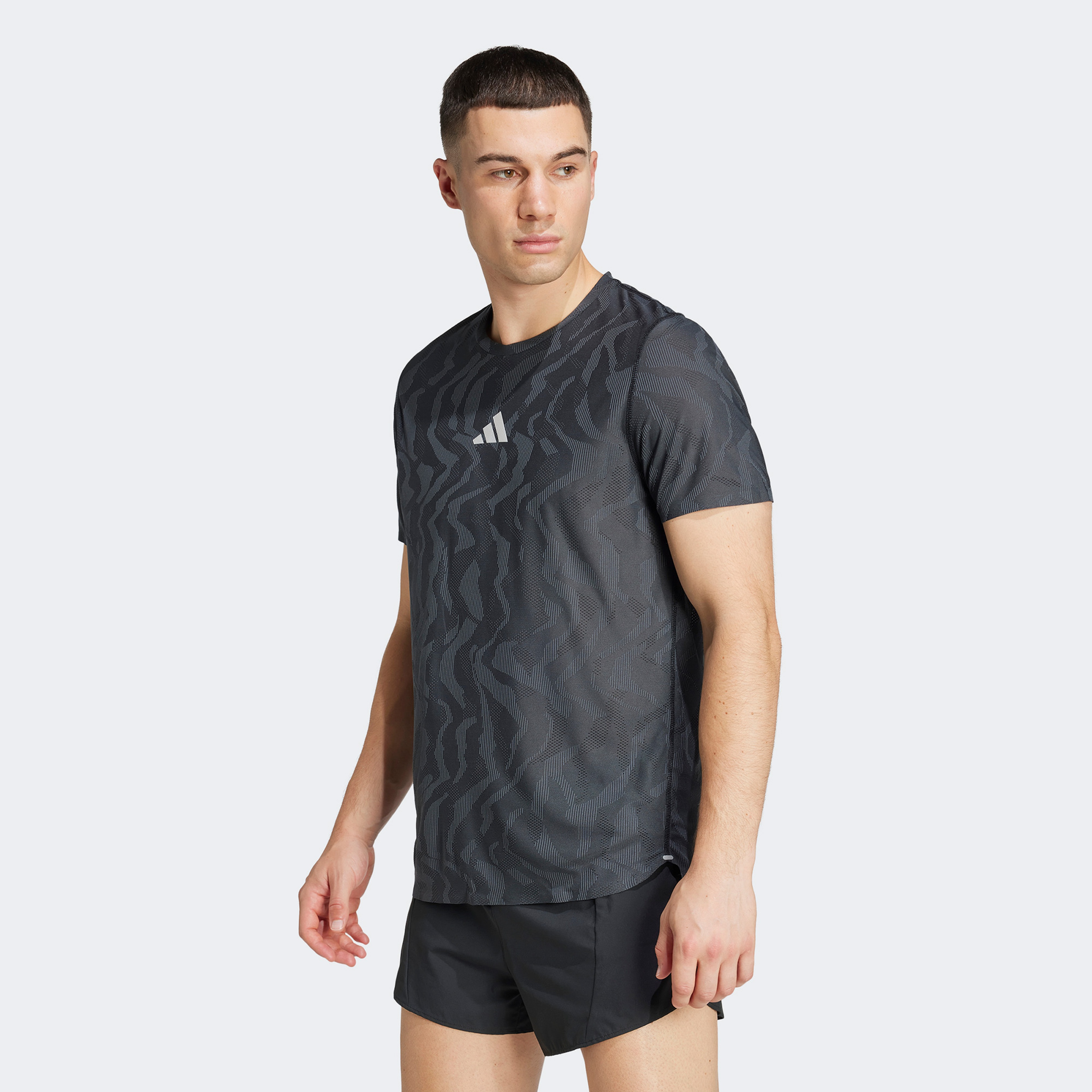 adidas Ultimate Engineered Climacool+ Erkek Siyah Koşu T-Shirt
