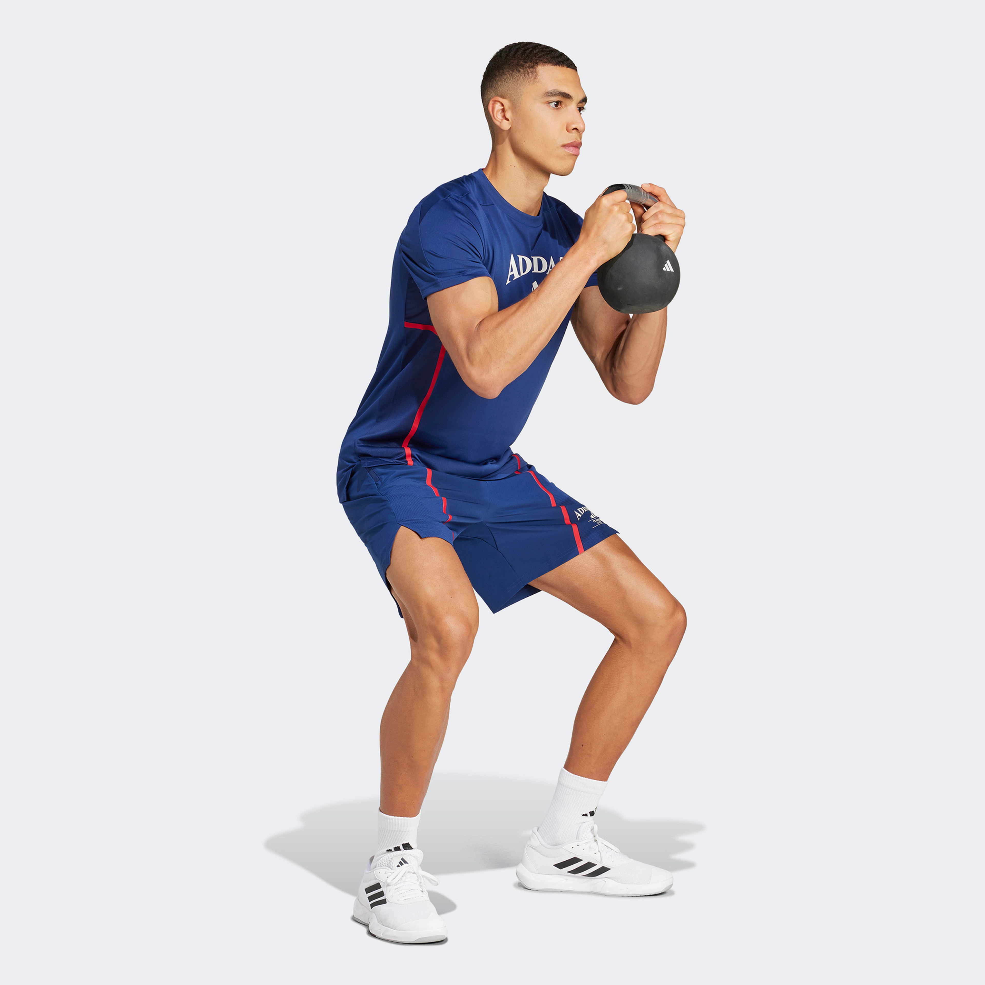 adidas Designed For Legacy Erkek Mavi Antrenman Şort