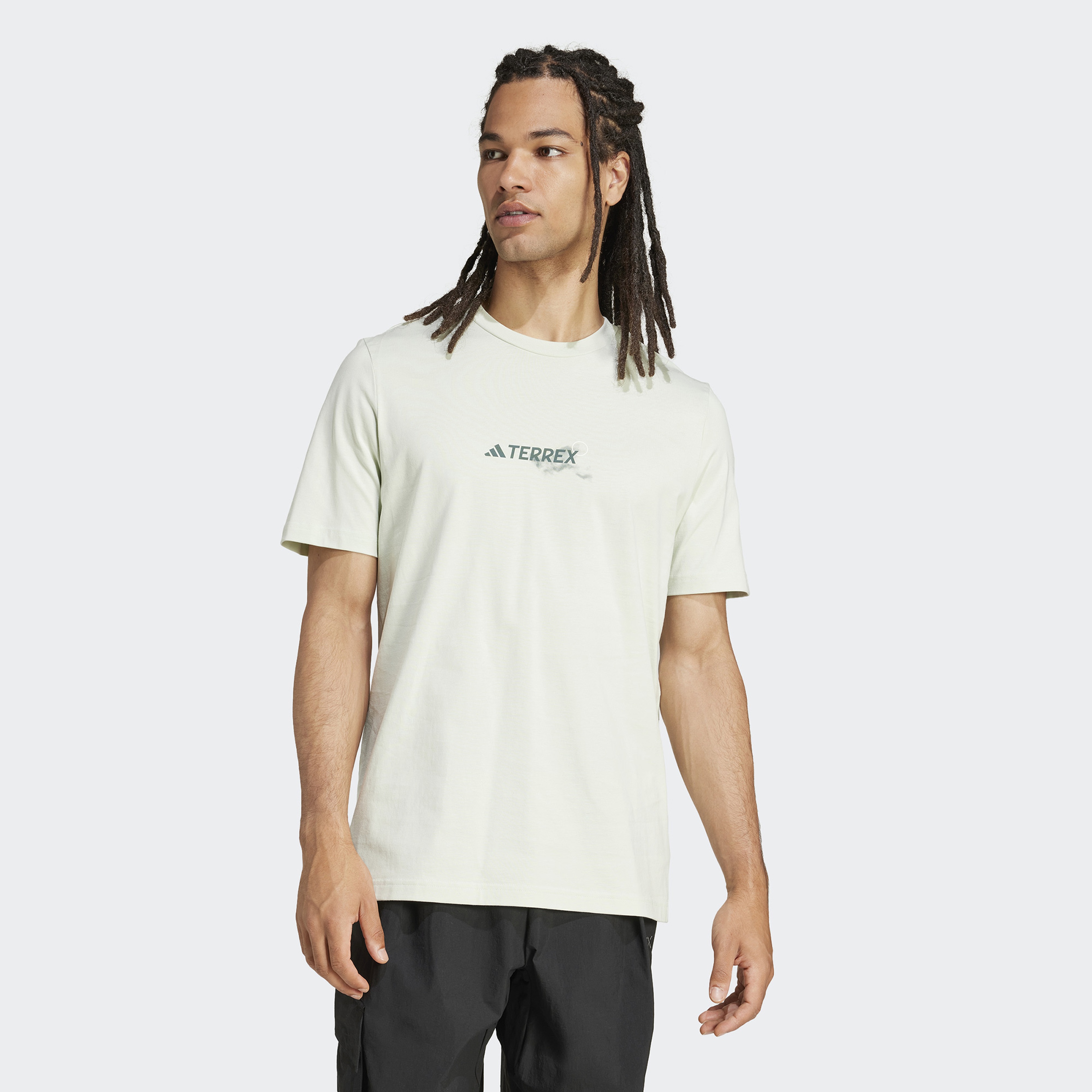 adidas Terrex Graphic Erkek Yeşil T-Shirt
