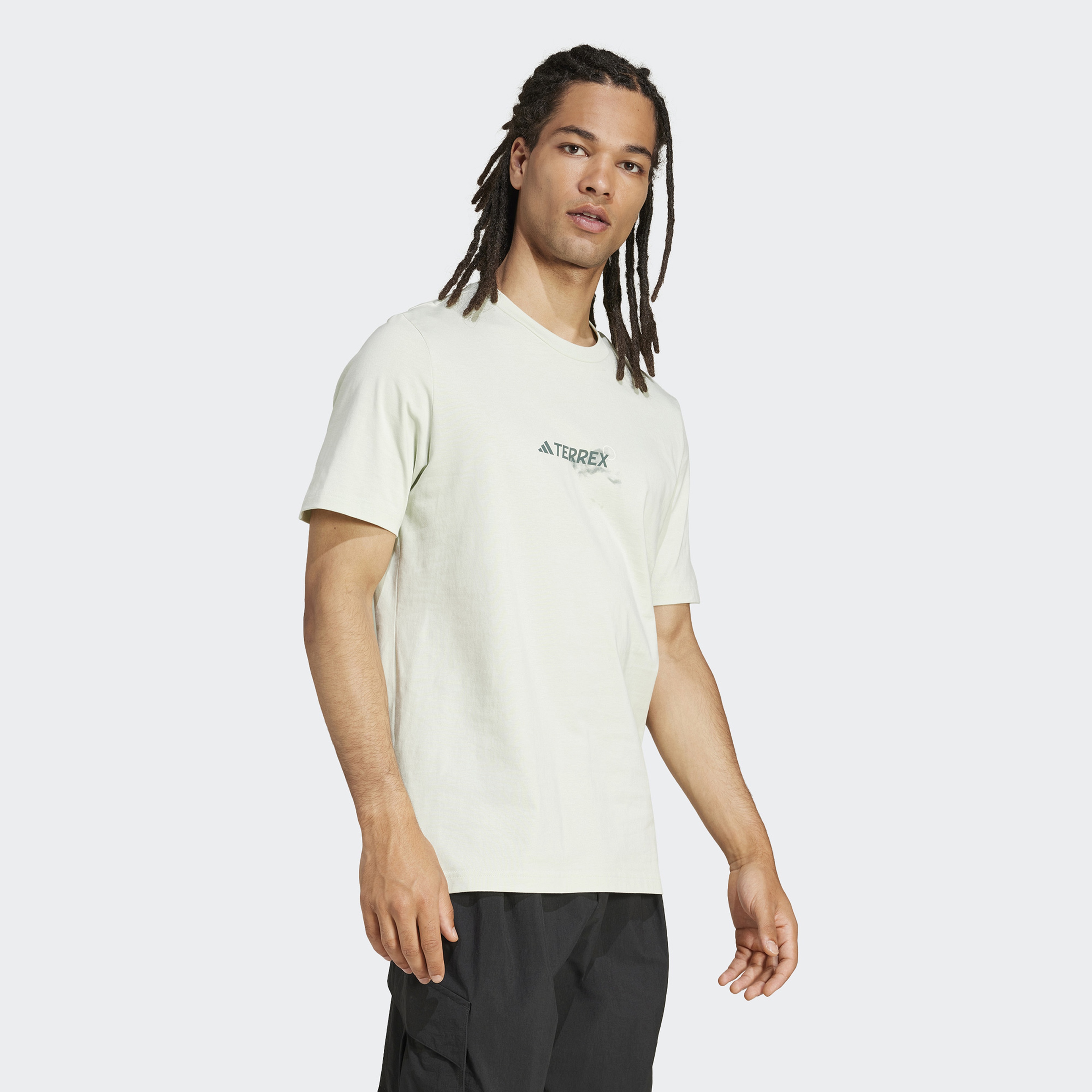 adidas Terrex Graphic Erkek Yeşil T-Shirt