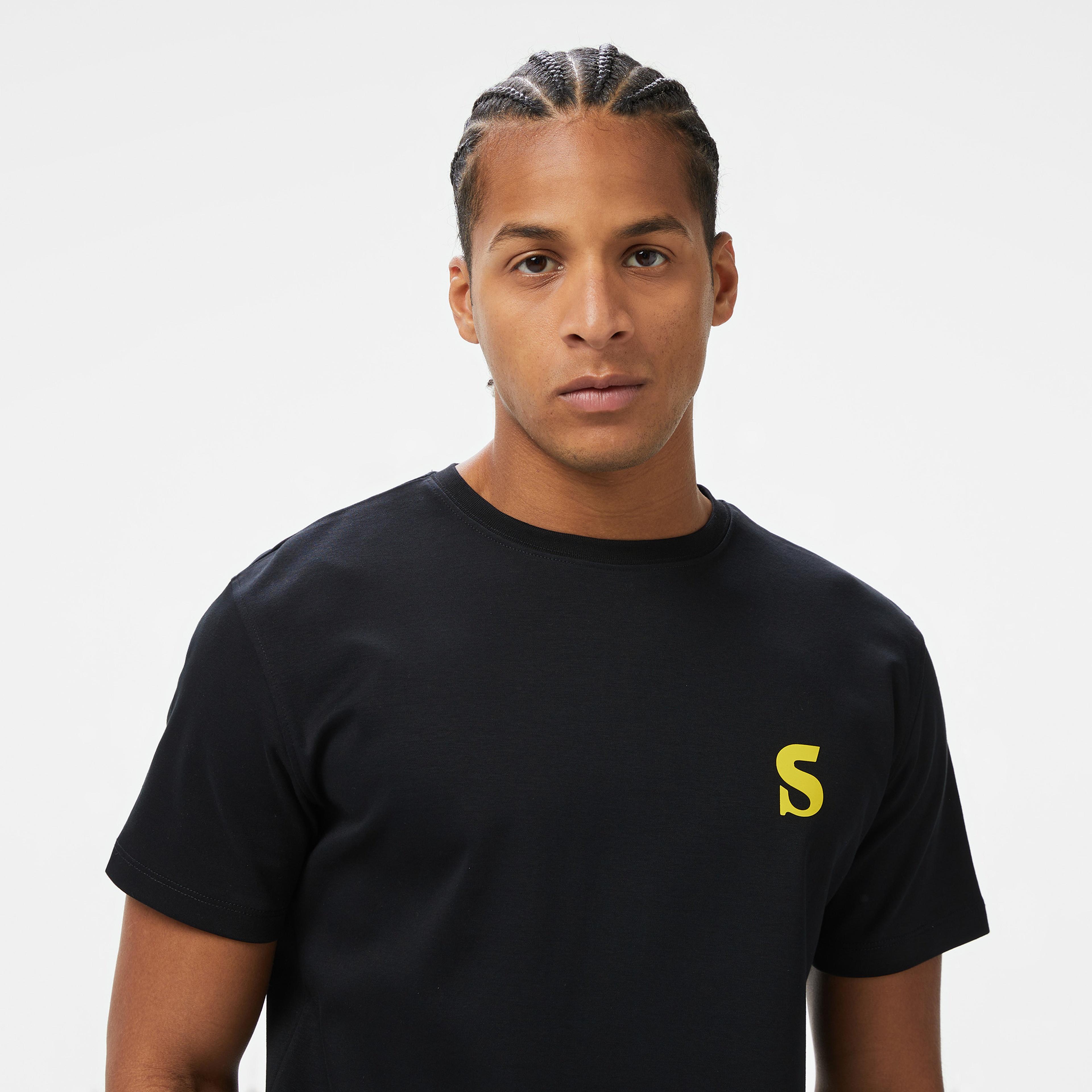 Reflect Light-Weight Erkek Siyah T-Shirt
