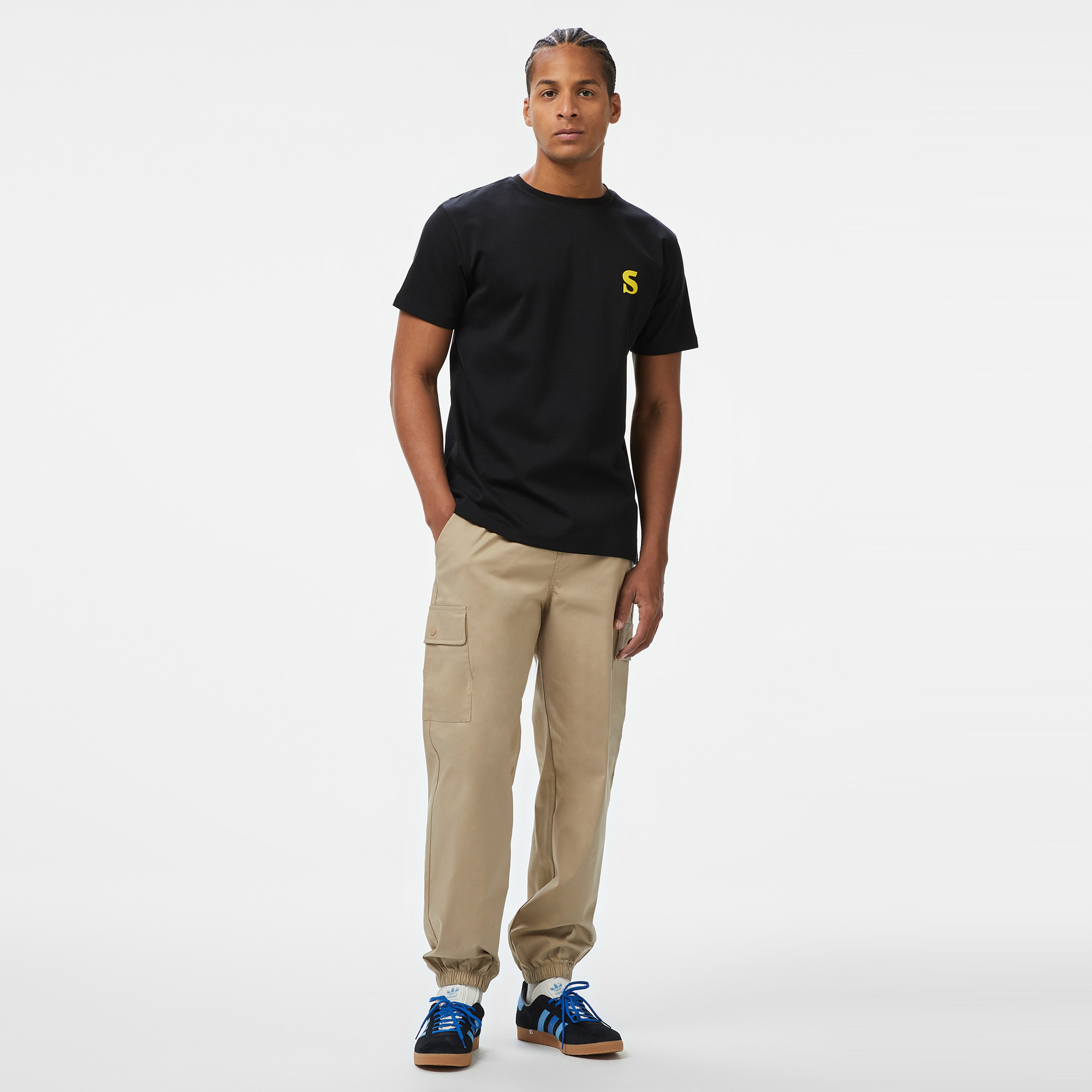 Reflect Light-Weight Erkek Siyah T-Shirt