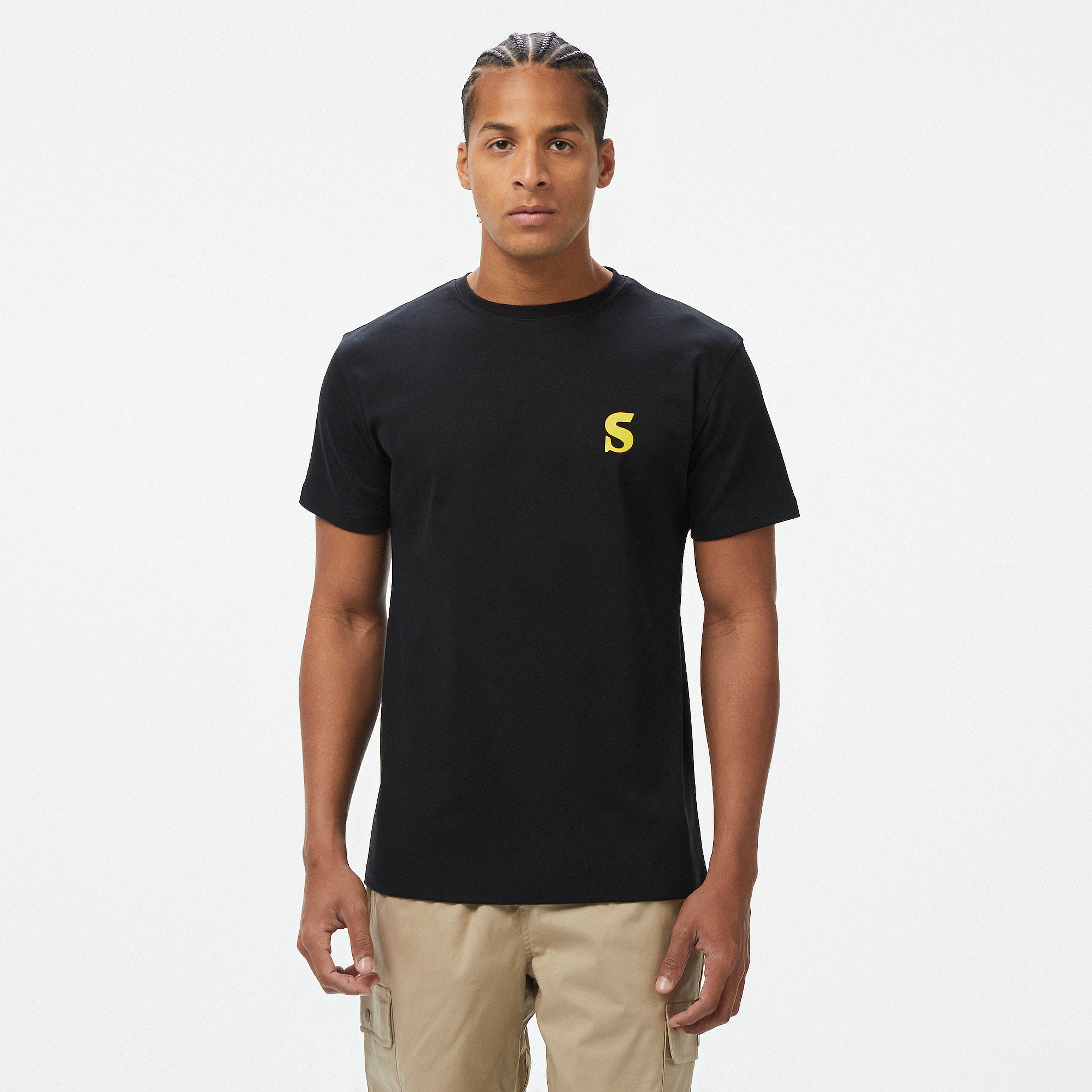 Reflect Light-Weight Erkek Siyah T-Shirt