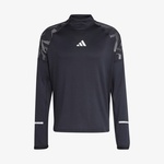 adidas Ultimate Hi Vis Reflective Yarım Boy Erkek Siyah Eşofman Üstü