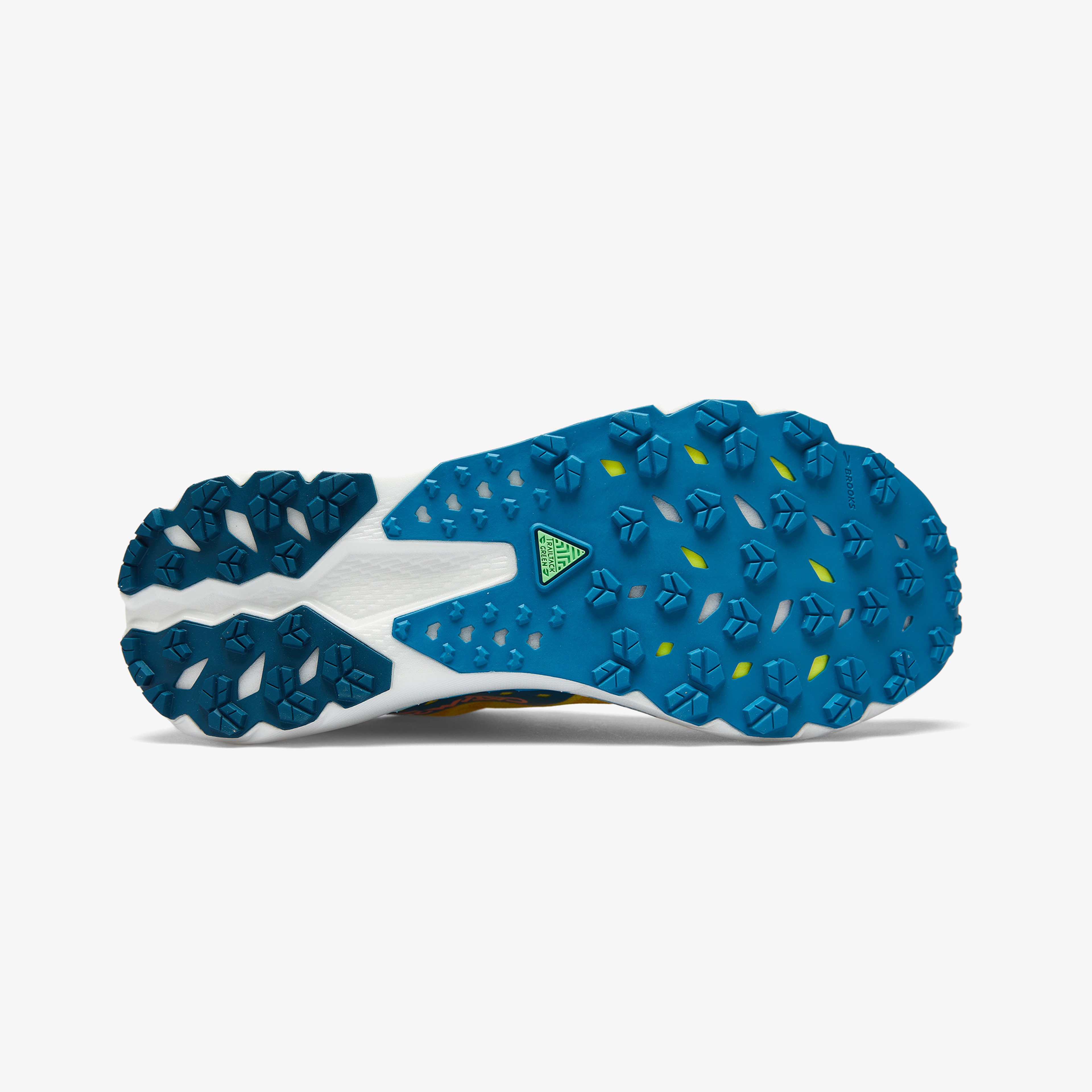 Brooks Catamount 4 Erkek Sarı/Mavi Koşu Ayakkabısı