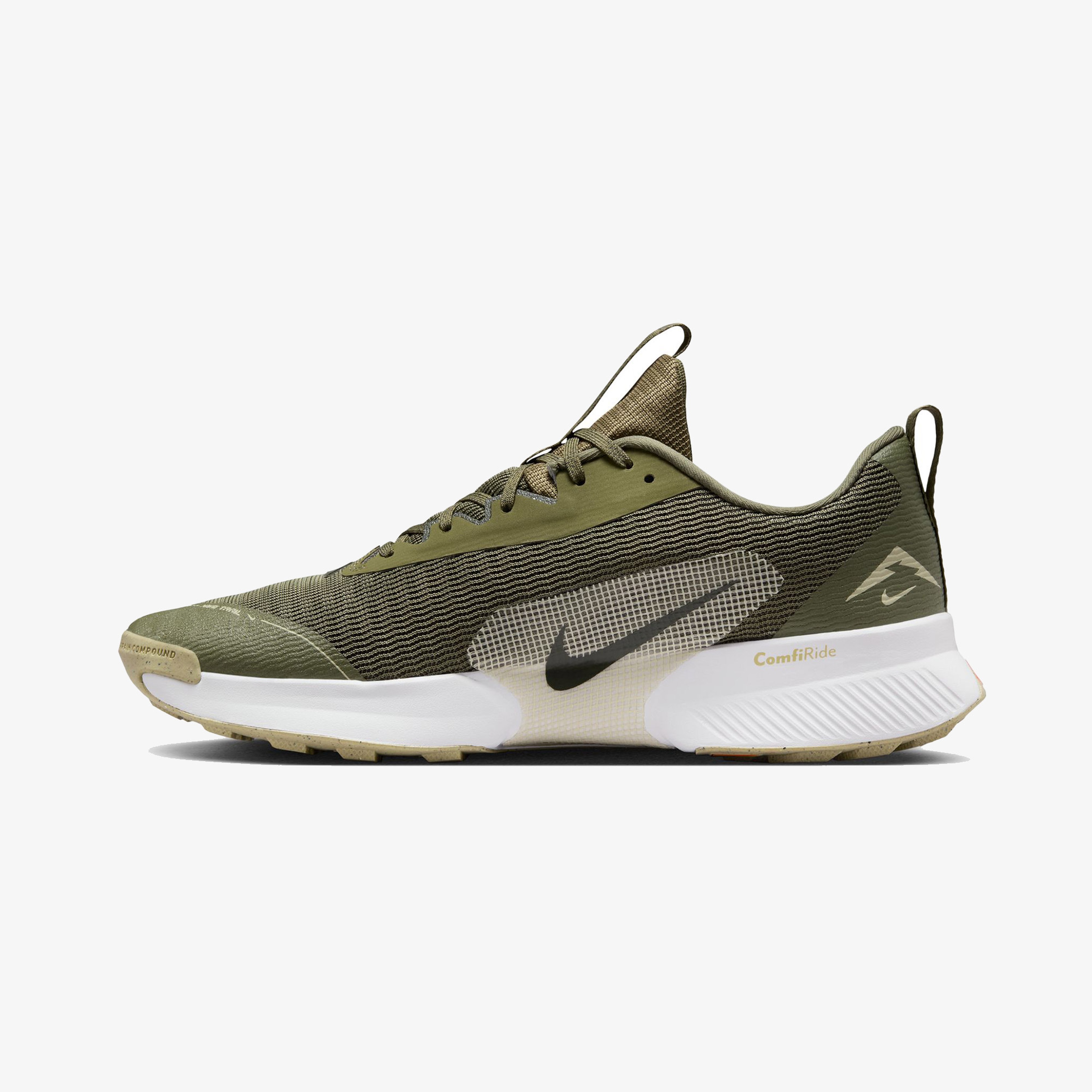 Nike Juniper Trail 3 Erkek Haki Koşu Ayakkabısı