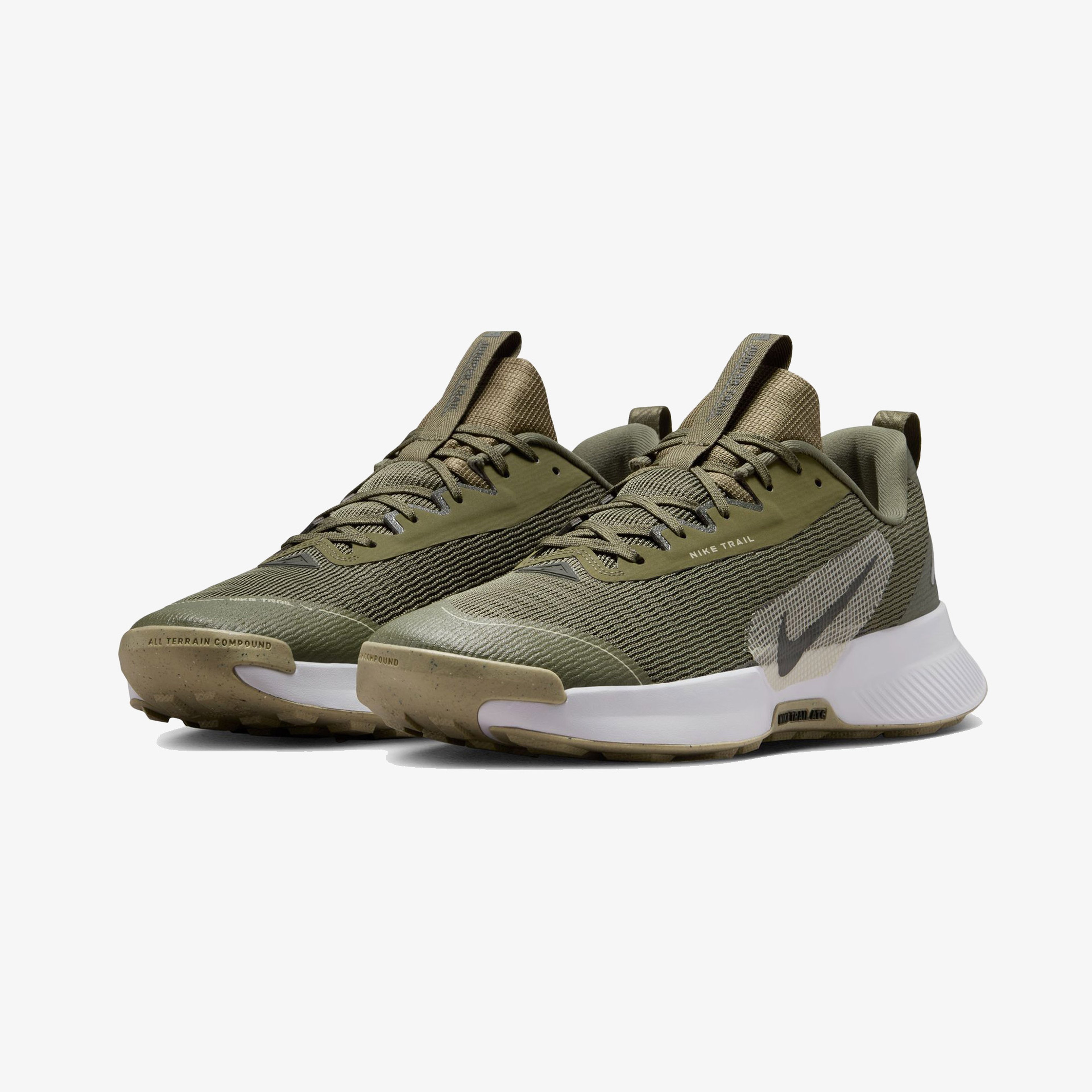 Nike Juniper Trail 3 Erkek Haki Koşu Ayakkabısı