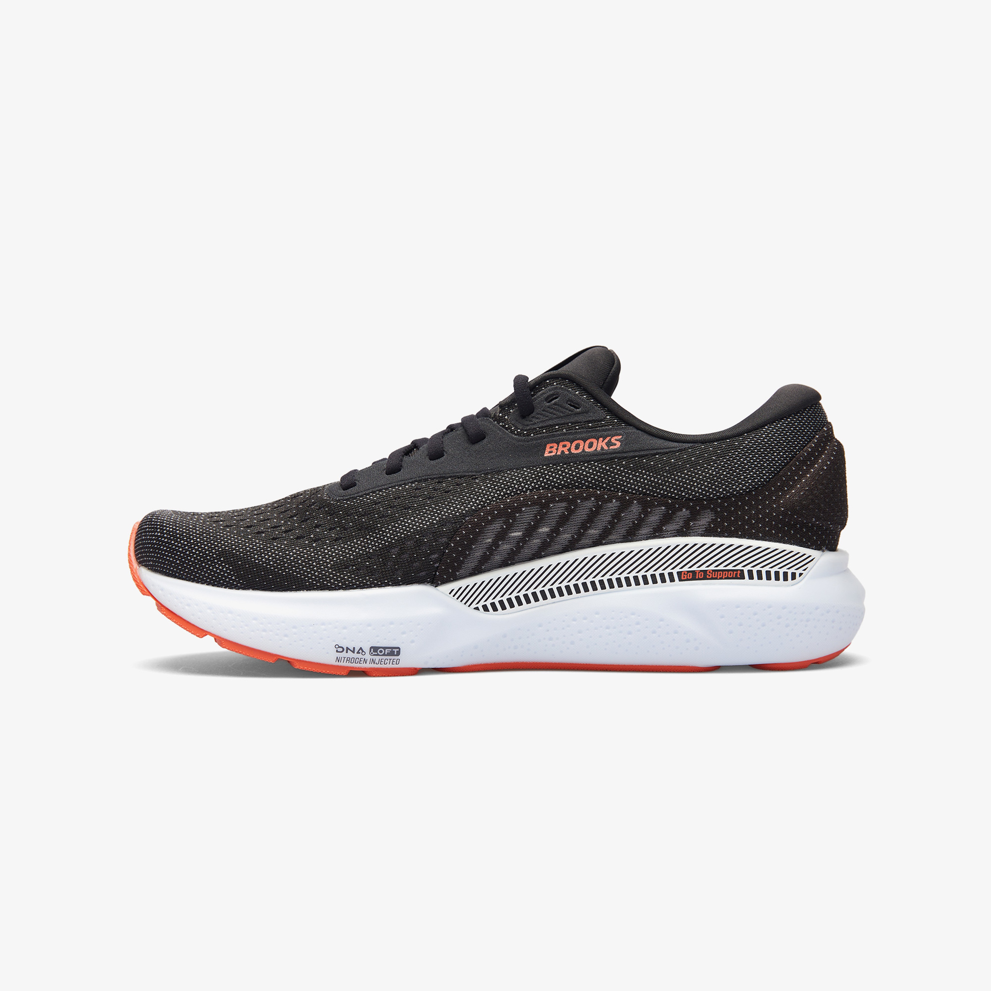Brooks Adrenaline GTS 24 Erkek Siyah/Gri Koşu Ayakkabısı