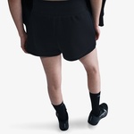 Nike Court Phoenix Fleece Kadın Siyah Tenis Şortu