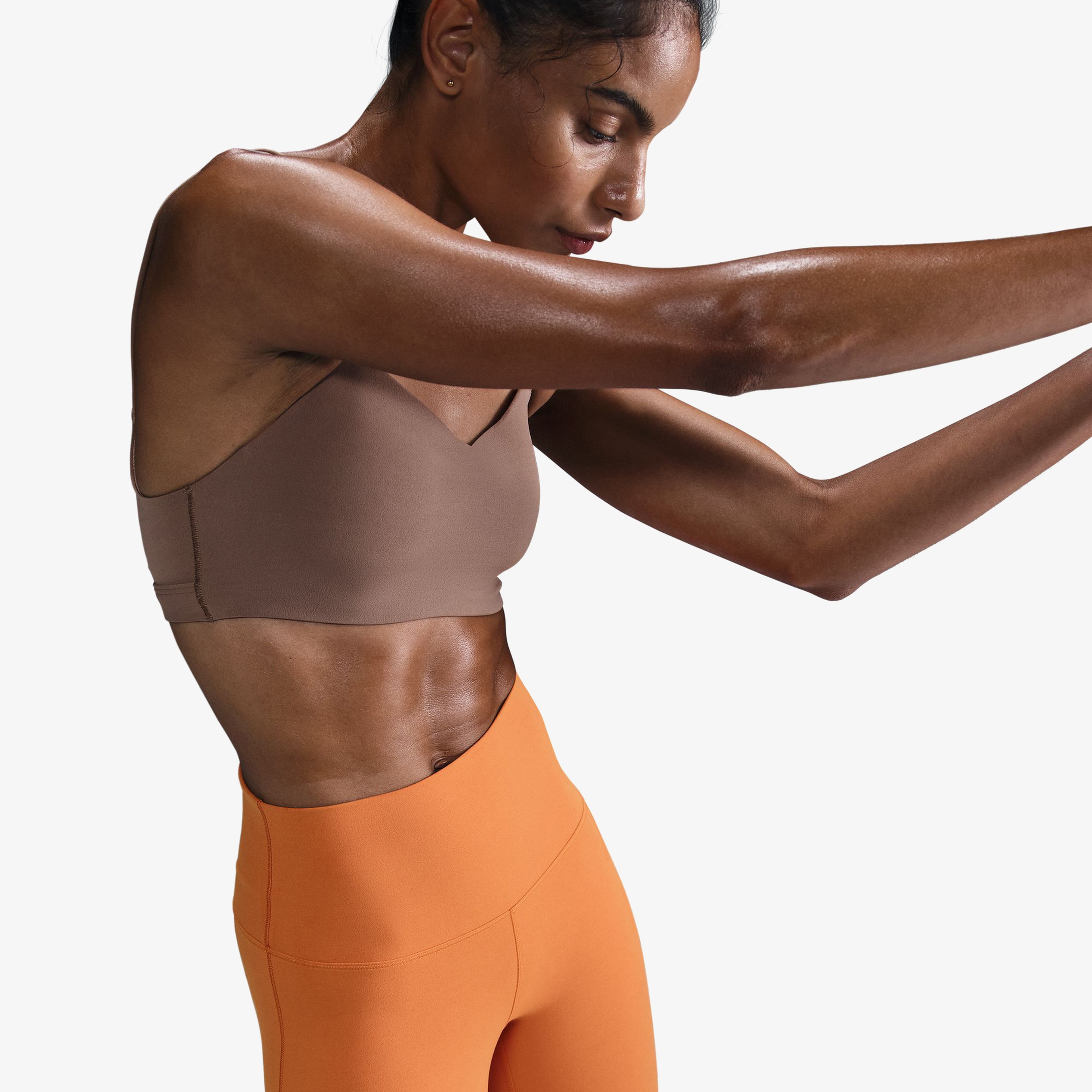 Nike Zenvy Kadın Turuncu Eşofman Altı