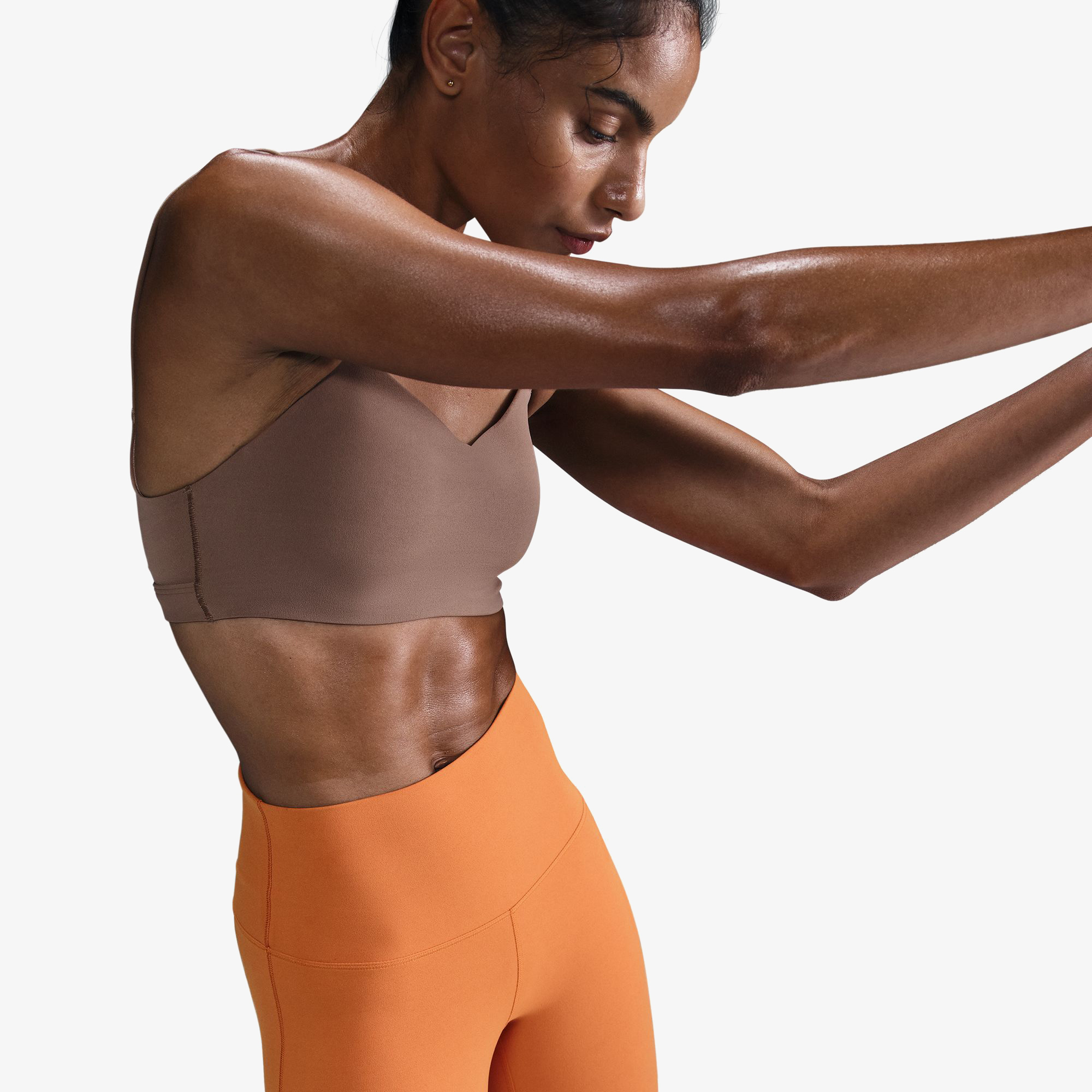 Nike Zenvy Kadın Turuncu Eşofman Altı