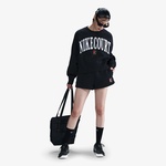 Nike Court Phoenix Fleece Kadın Siyah Tenis Şortu