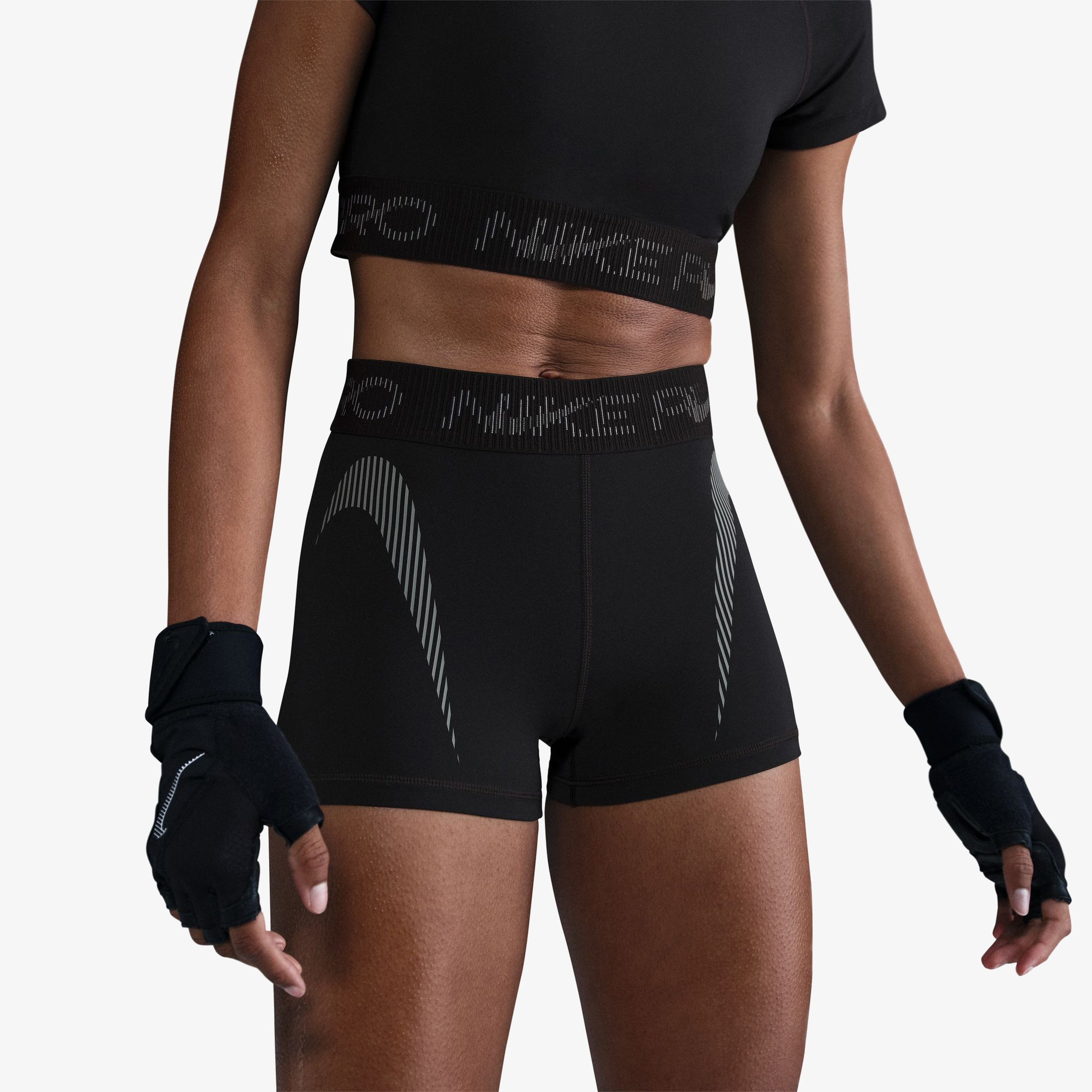 Nike Pro Kadın Siyah Antrenman Tayt