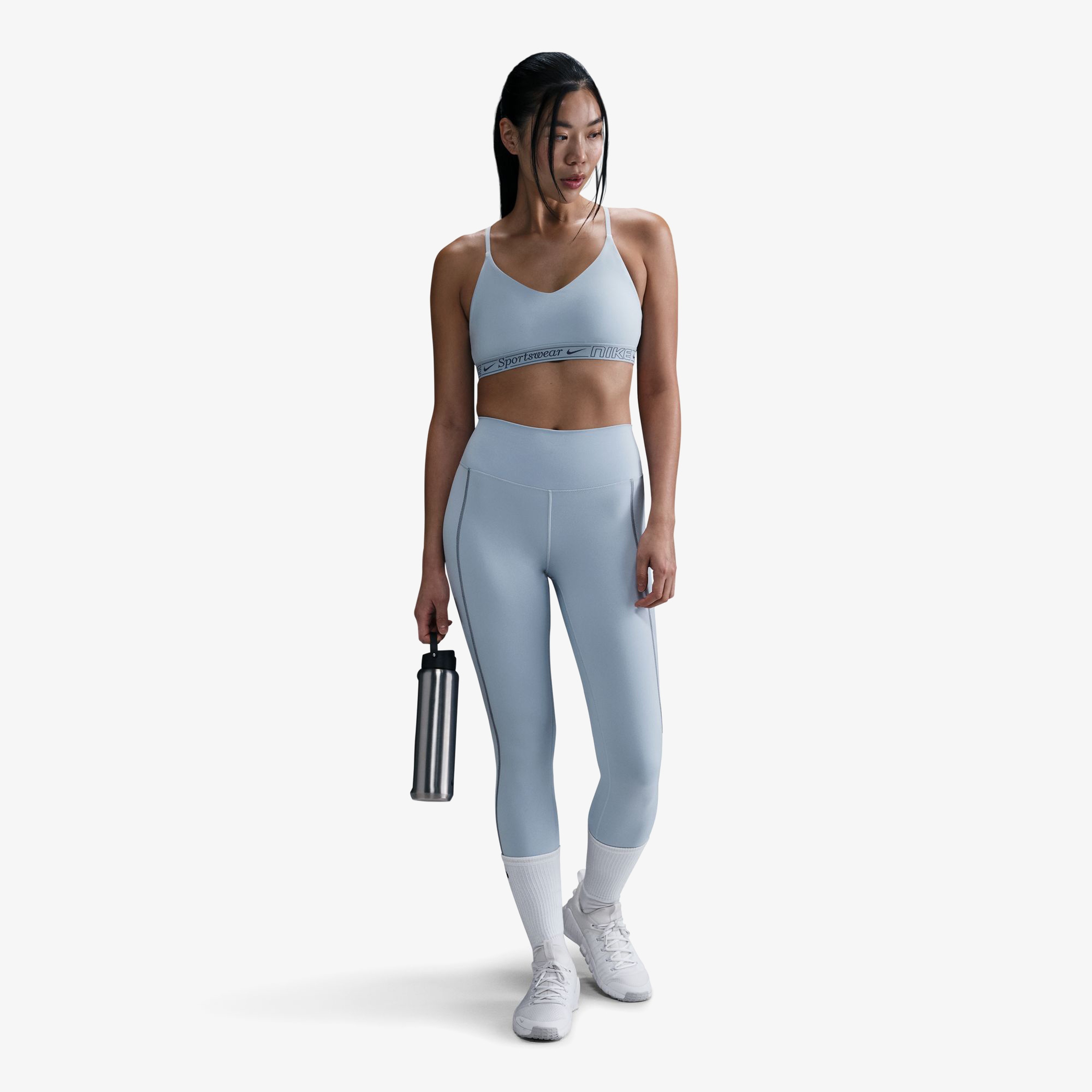 Nike Indy Kadın Mavi Antrenman Bra
