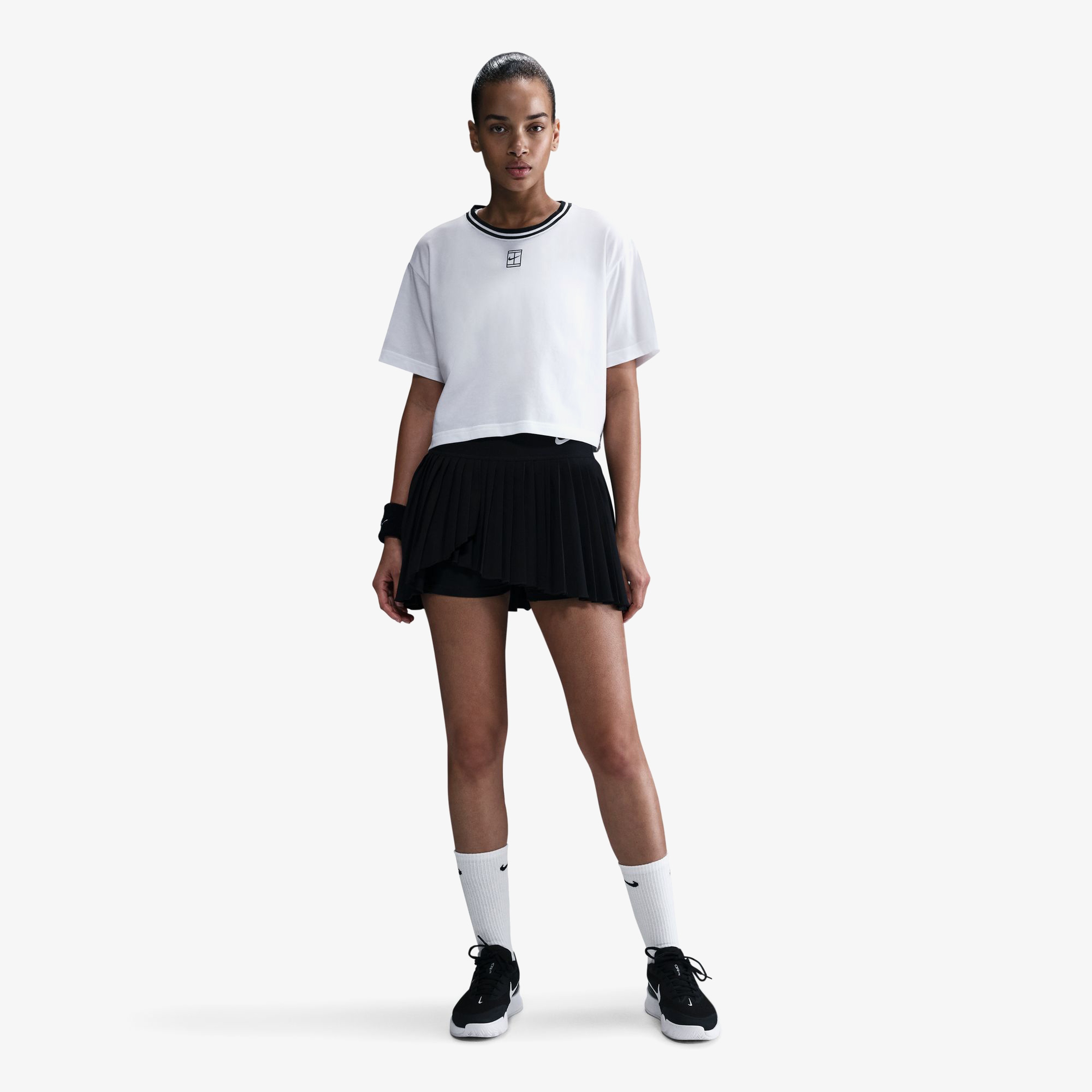 Nike Heritage Kadın Beyaz Tenis T-Shirt