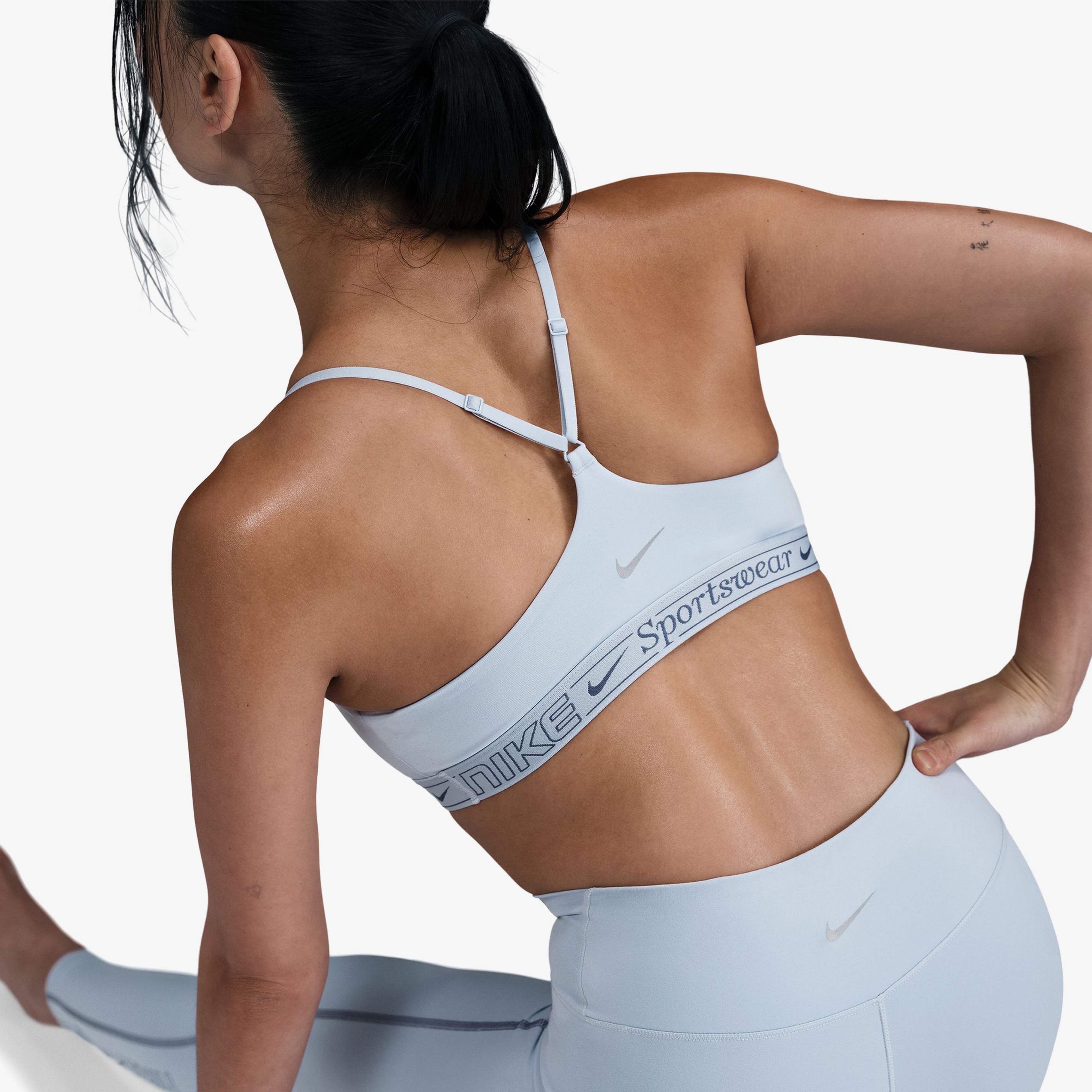 Nike Indy Kadın Mavi Antrenman Bra