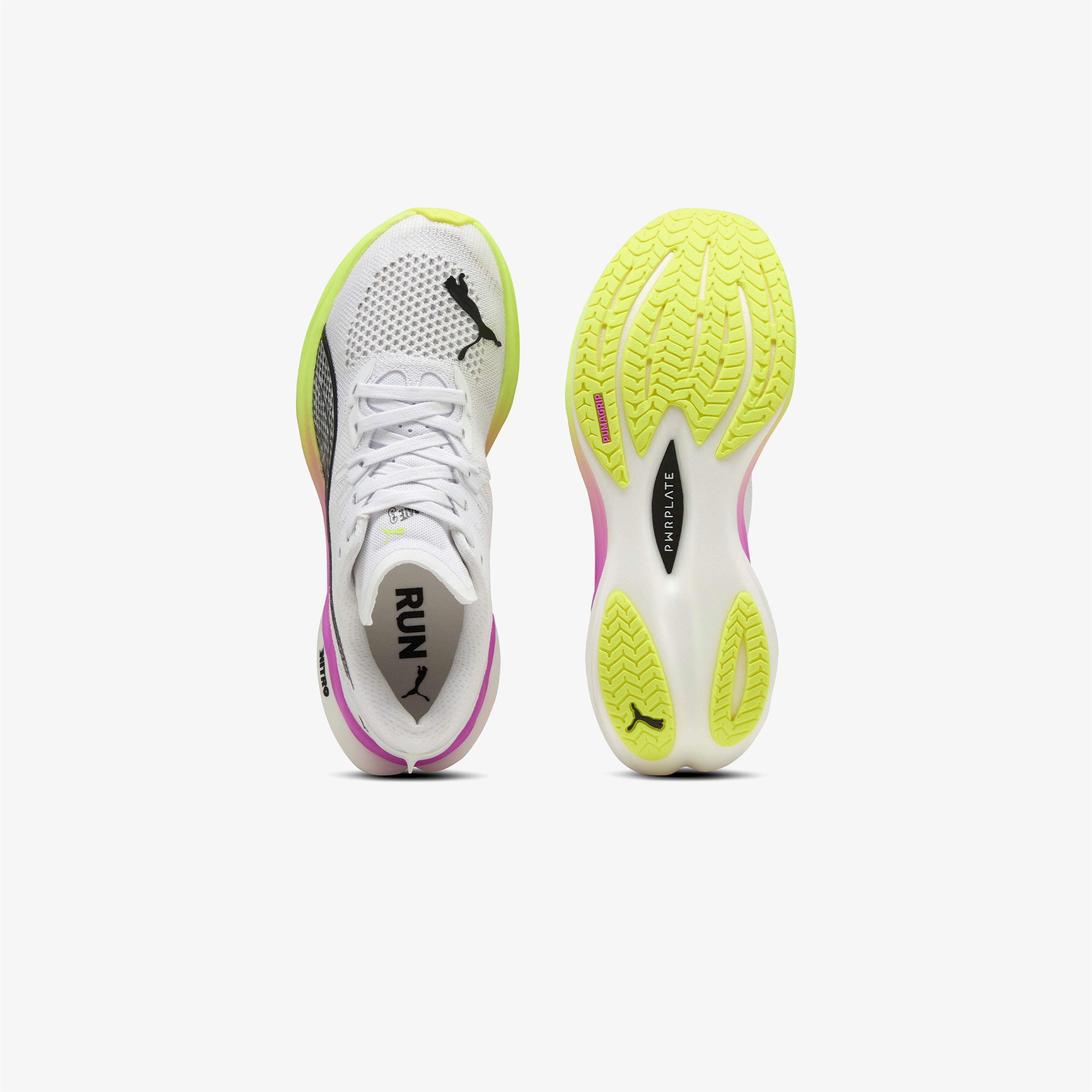 Puma Deviate Nitro 3 Kadın Beyaz Koşu Ayakkabısı38309708| Occasion