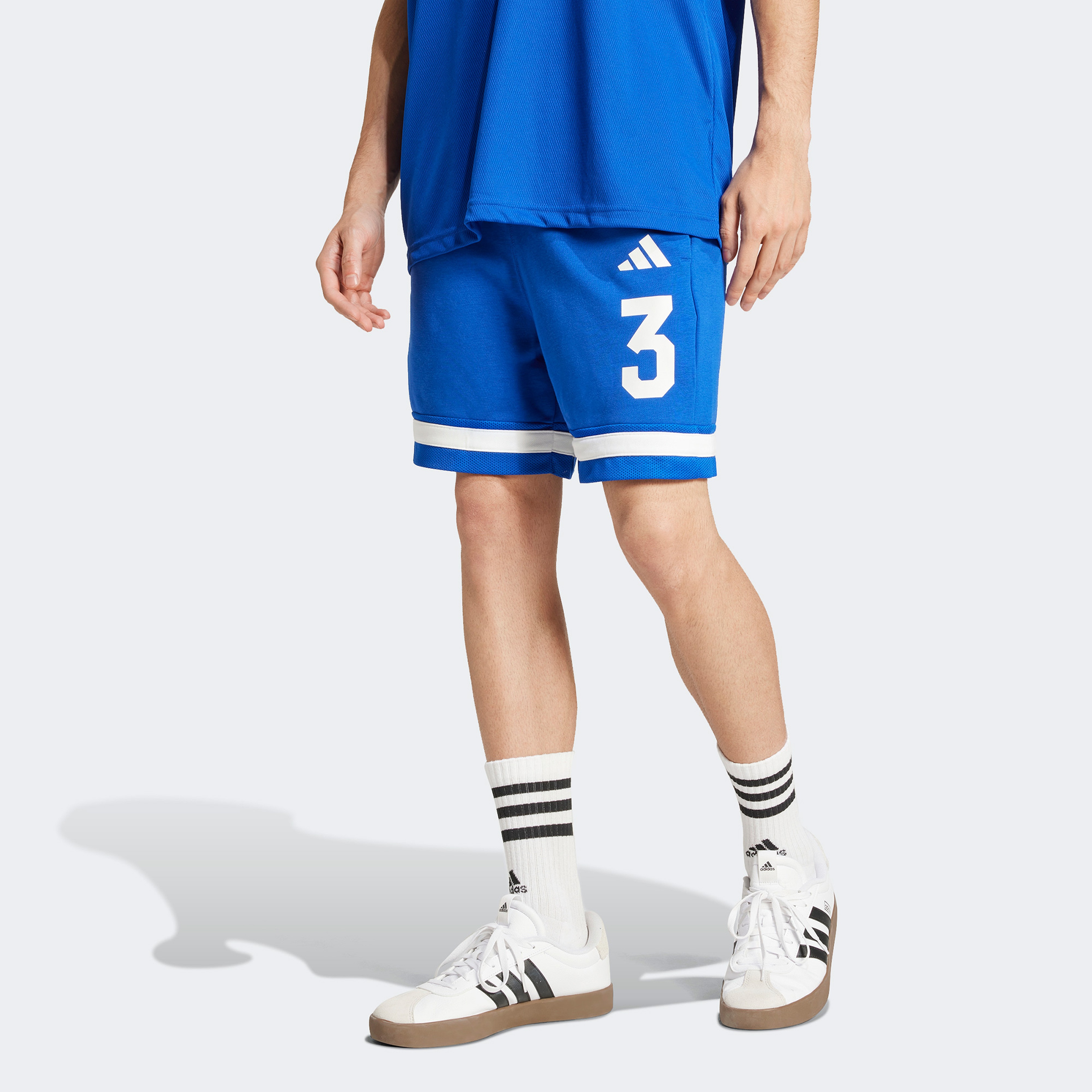 adidas Seasonal Essentials Sport Erkek Mavi Şort