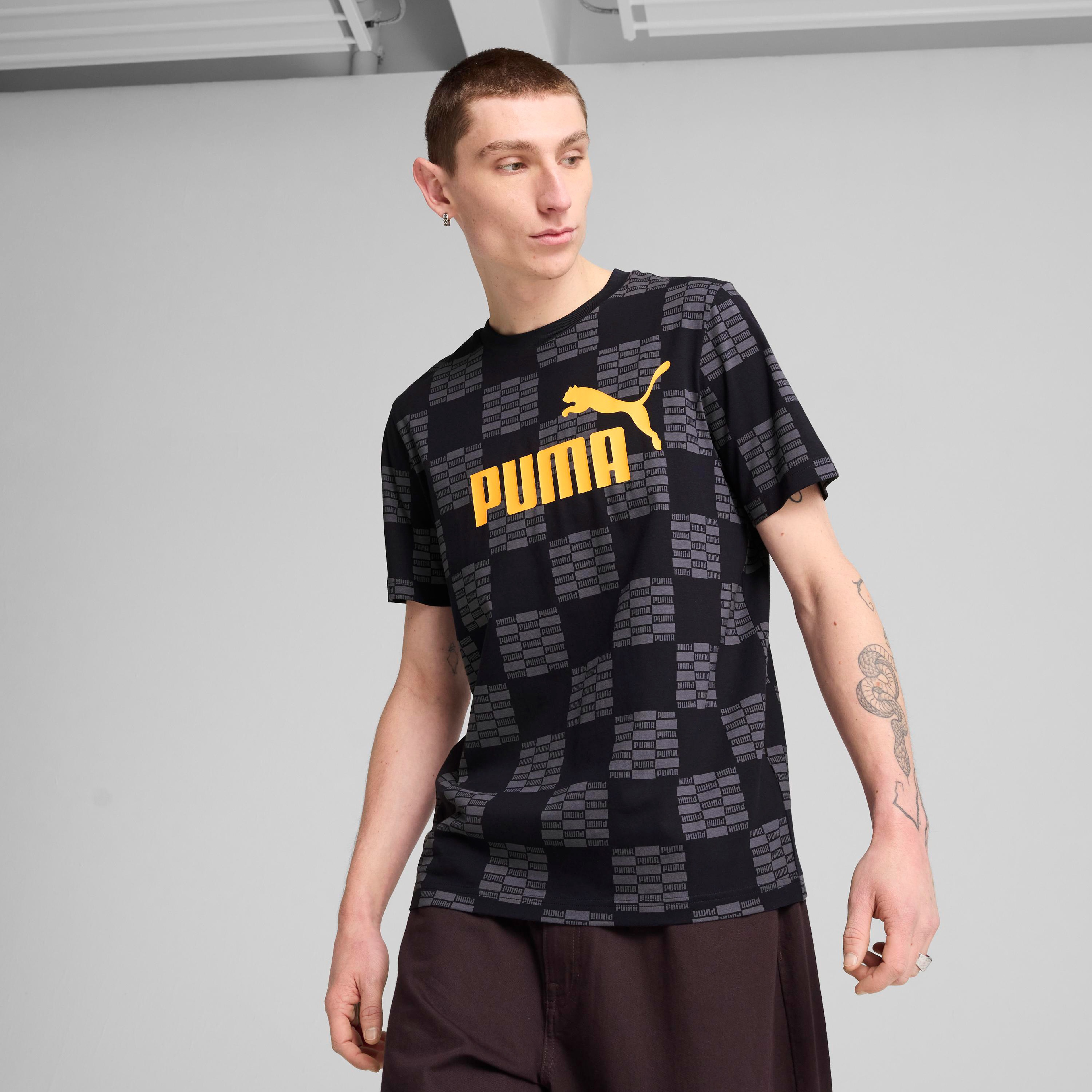 Puma United Aop Erkek Siyah T-Shirt