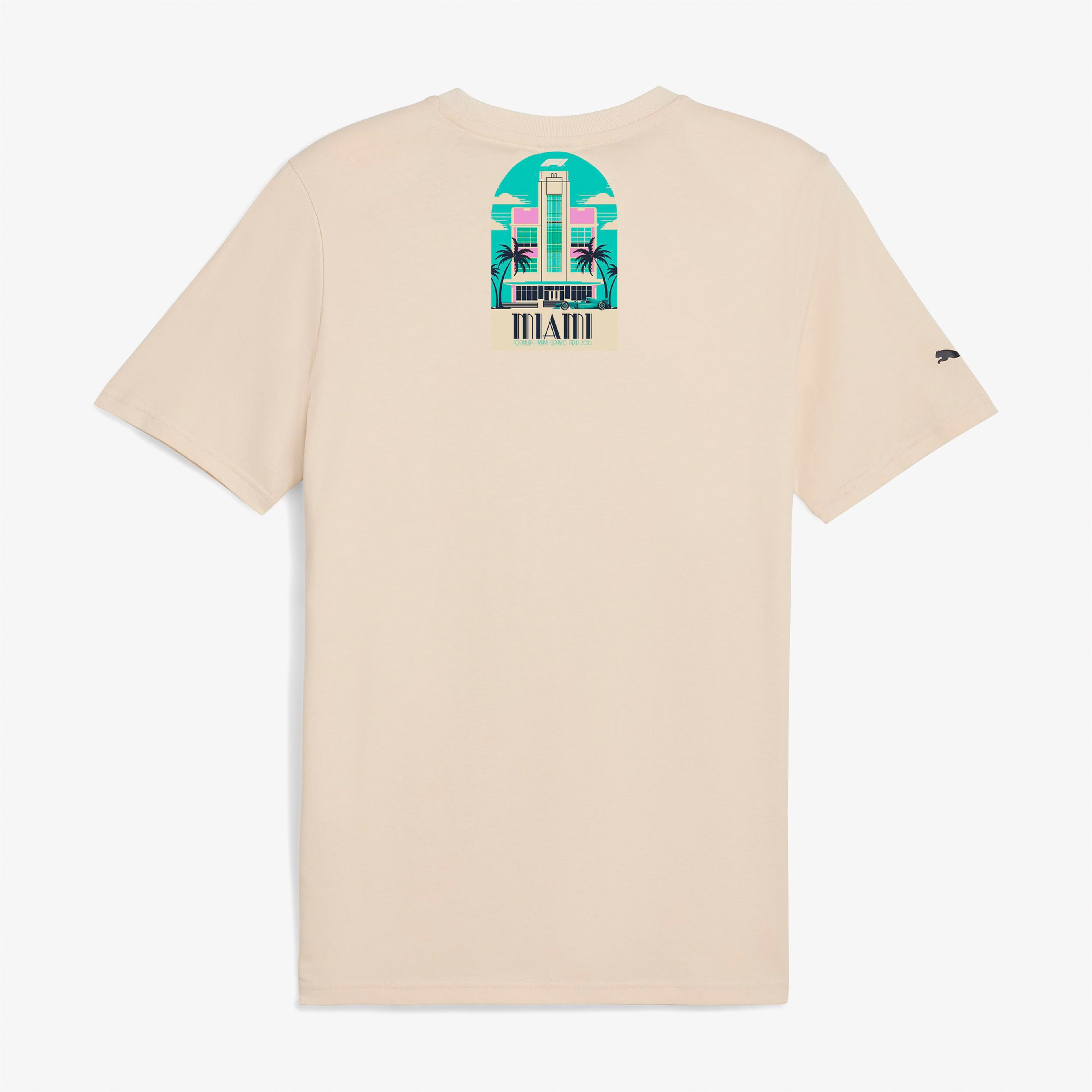 Puma F1 Miami Erkek Krem T-Shirt