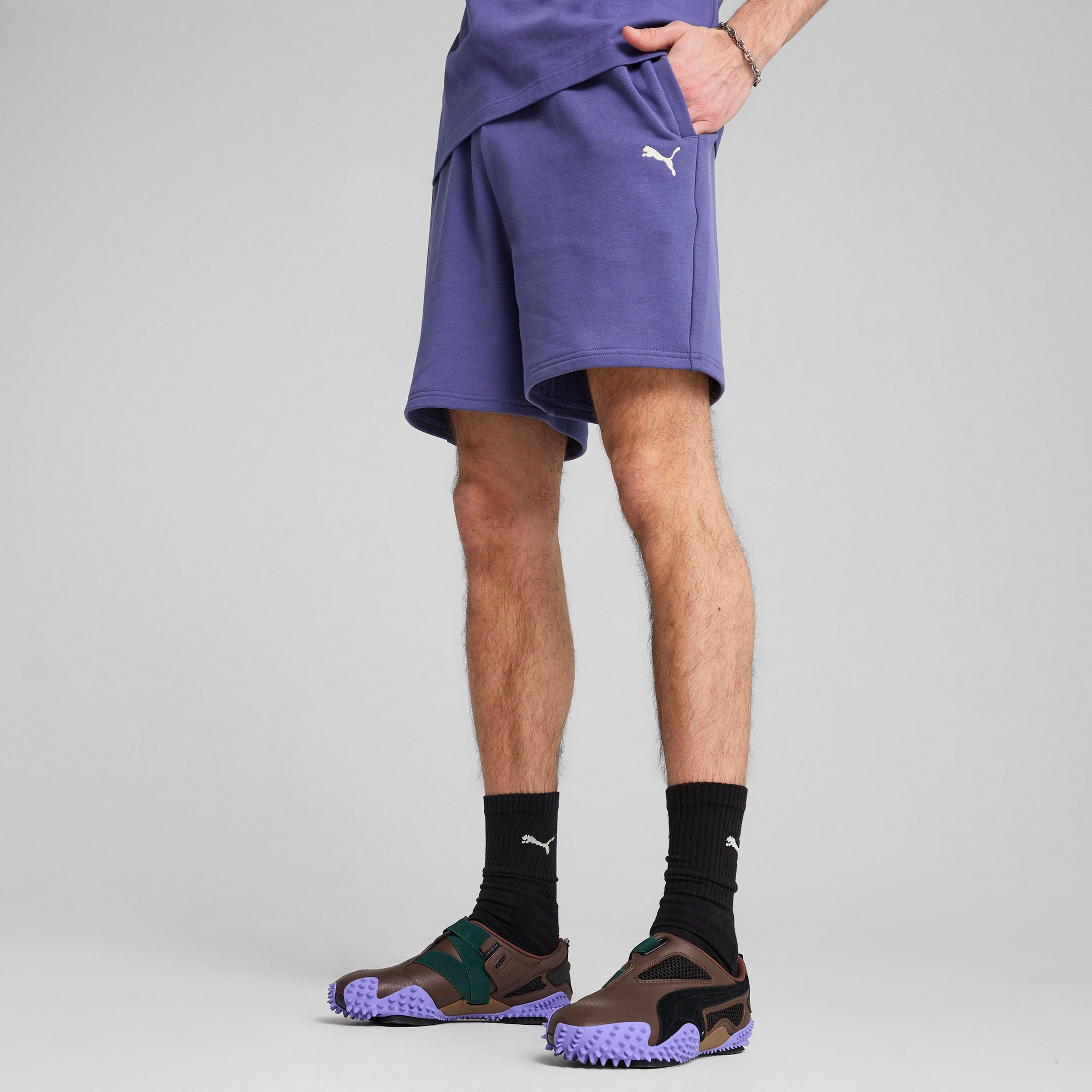 Puma Wardrobe Ess Relaxed Erkek Mavi Şort