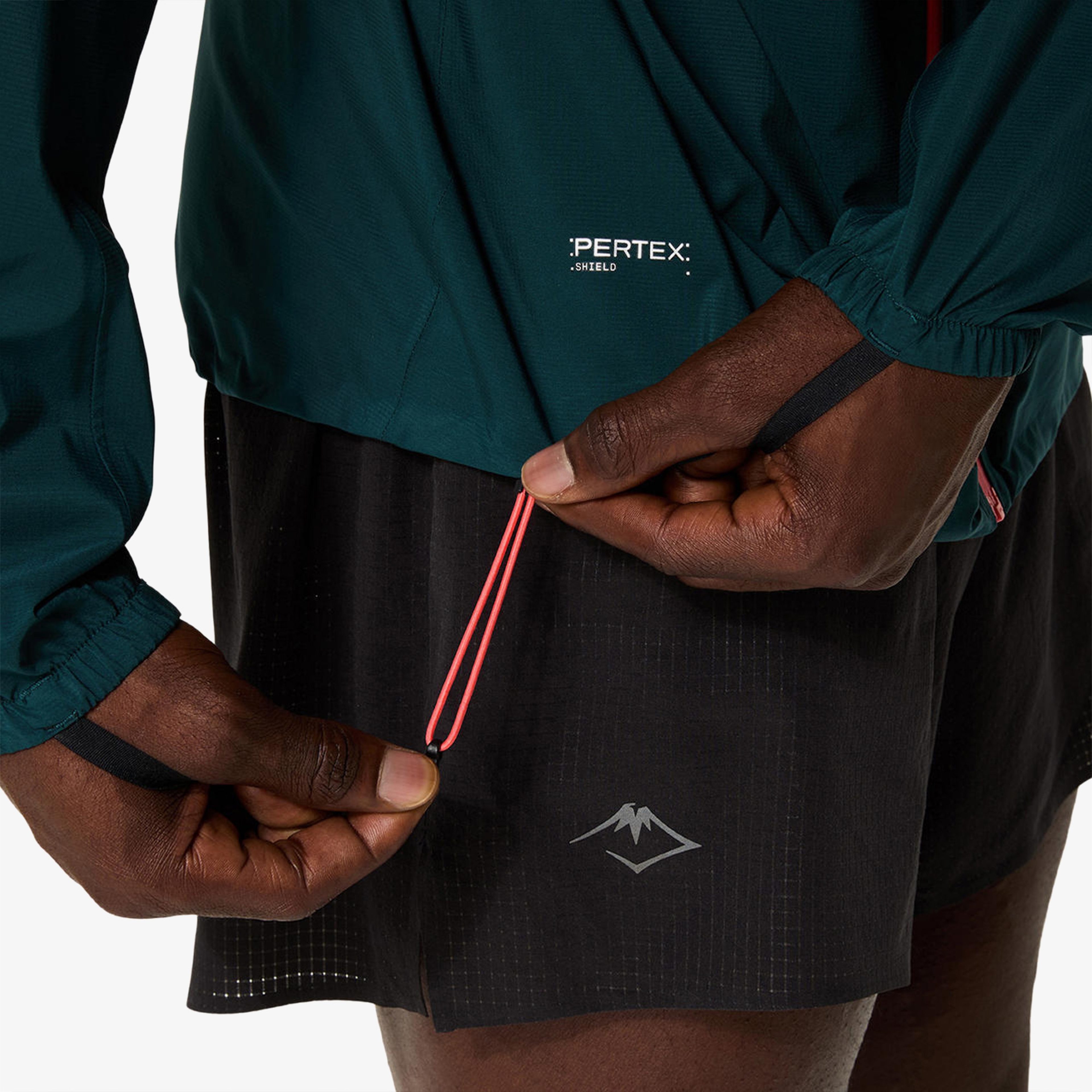 Asics Fujitrail Elite Waterproof Erkek Yeşil Koşu Ceket