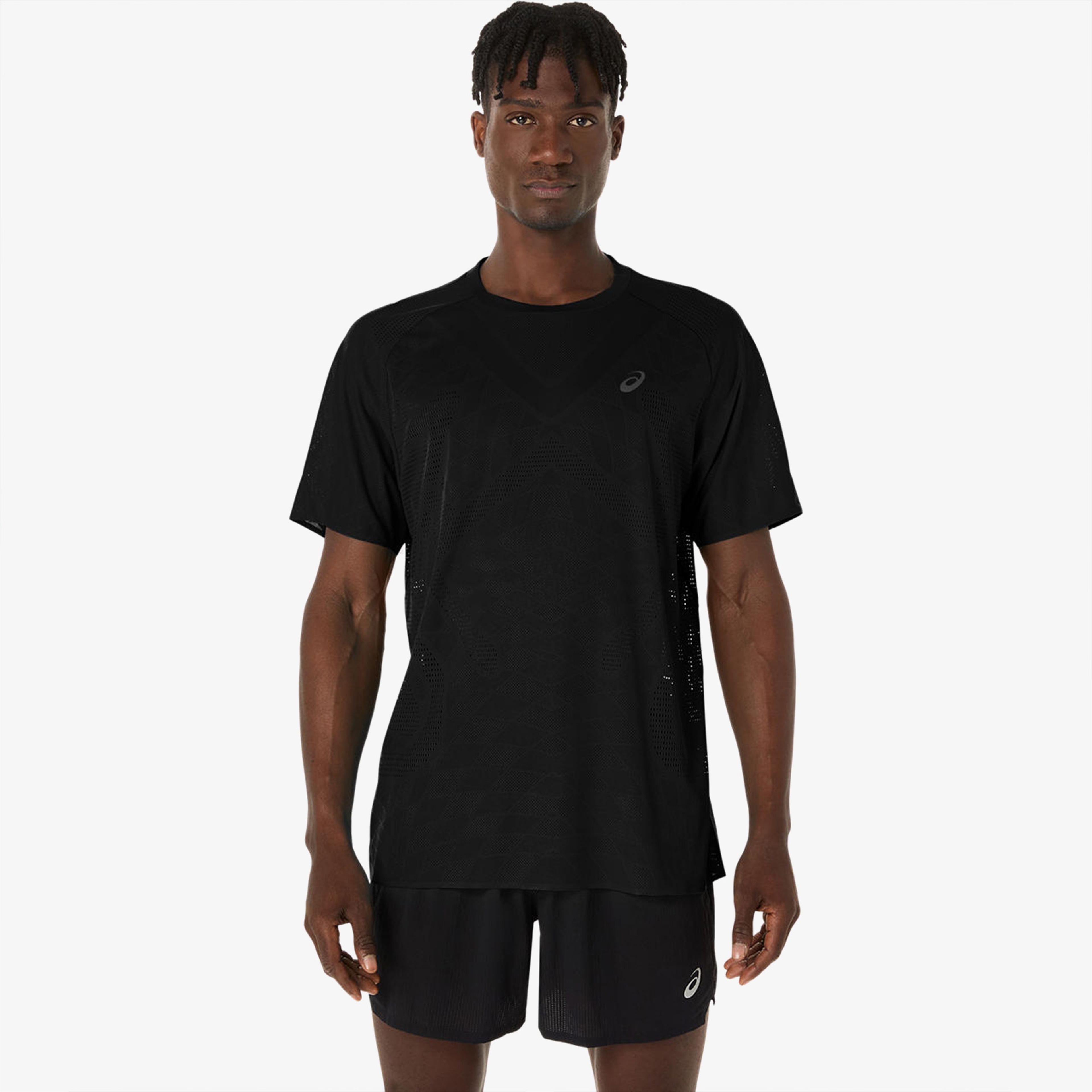 Asics Metarun Ss Top Erkek Siyah Koşu T-Shirt