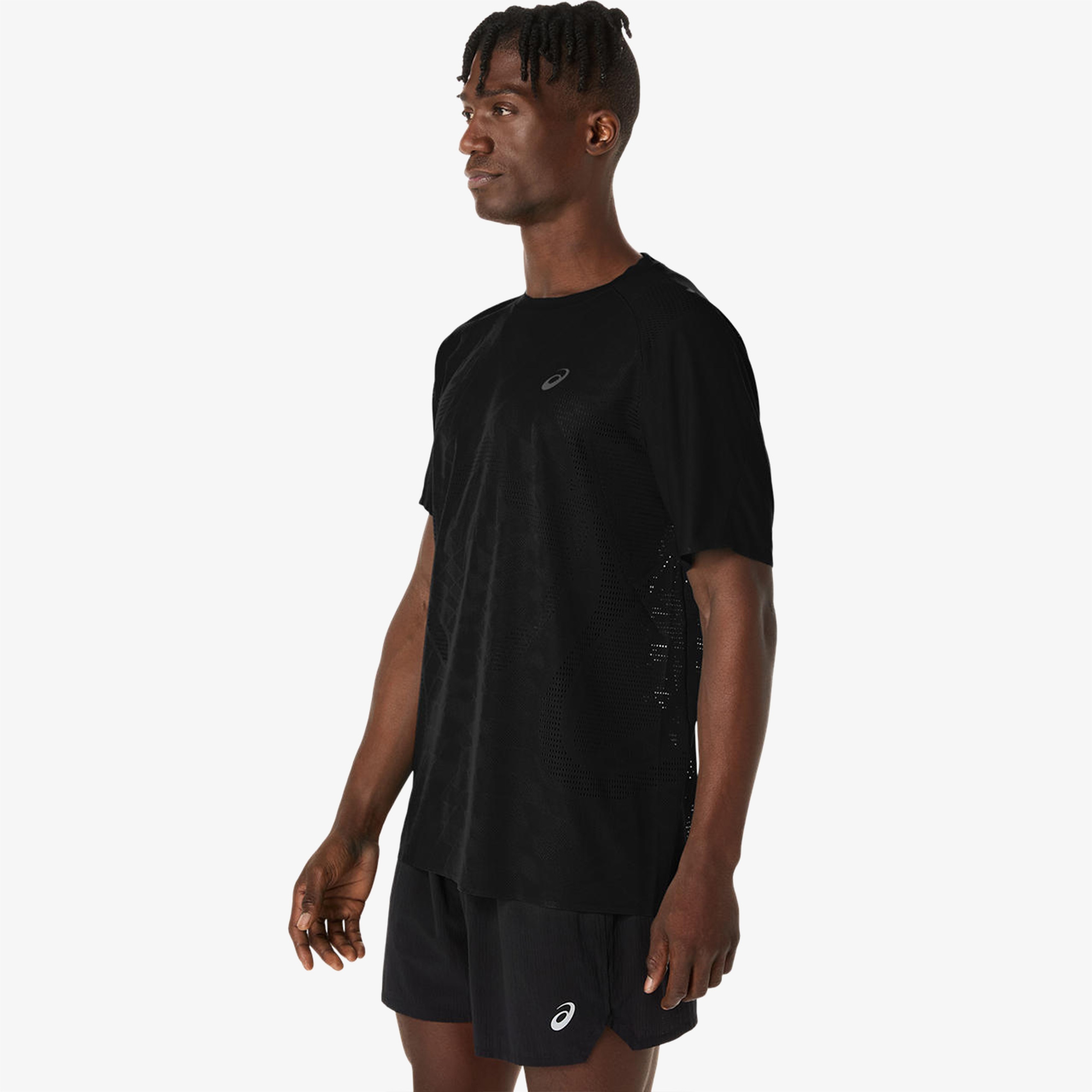 Asics Metarun Ss Top Erkek Siyah Koşu T-Shirt