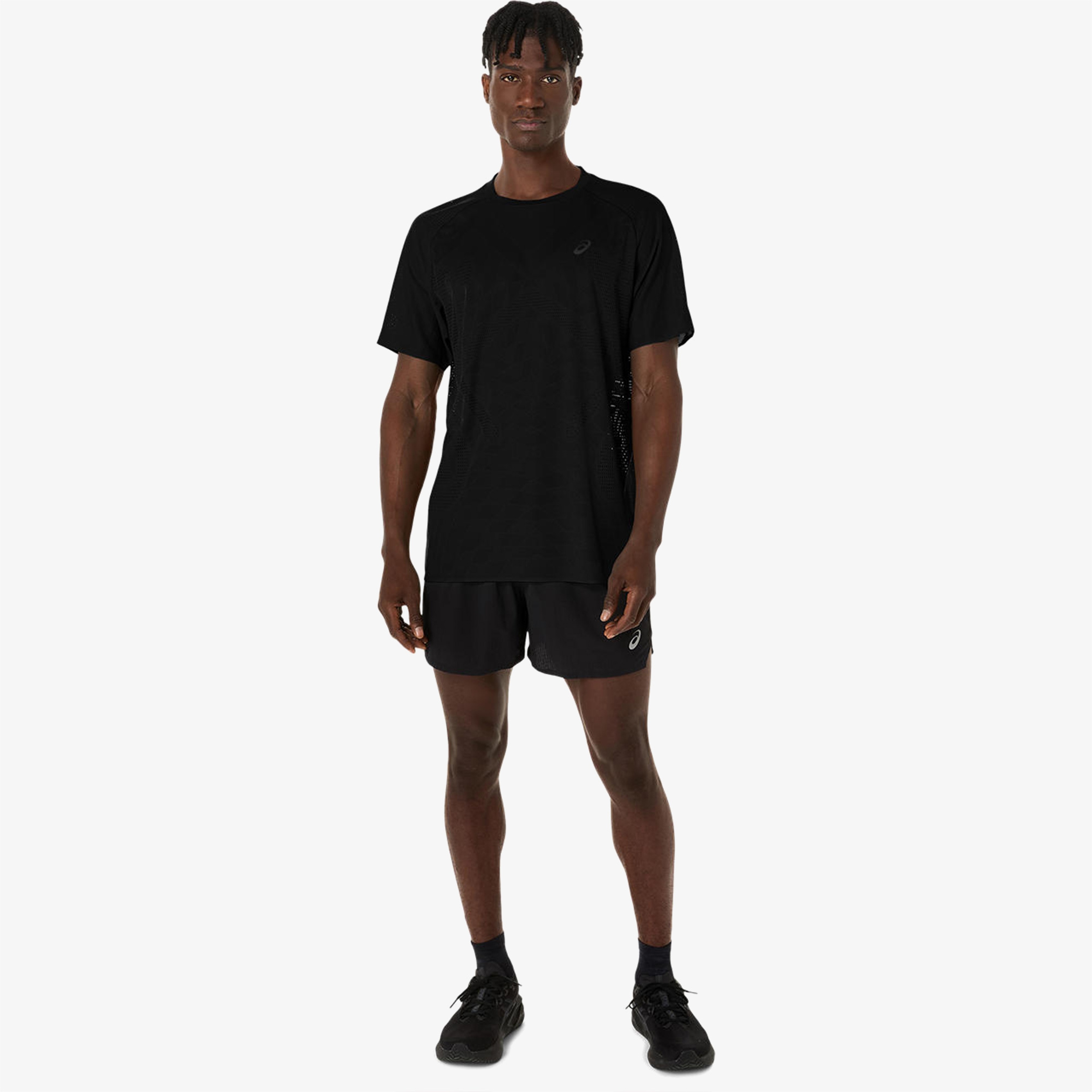 Asics Metarun Ss Top Erkek Siyah Koşu T-Shirt