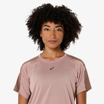Asics Fujitrail Elite Ss Top Kadın Pembe Koşu T-Shirt