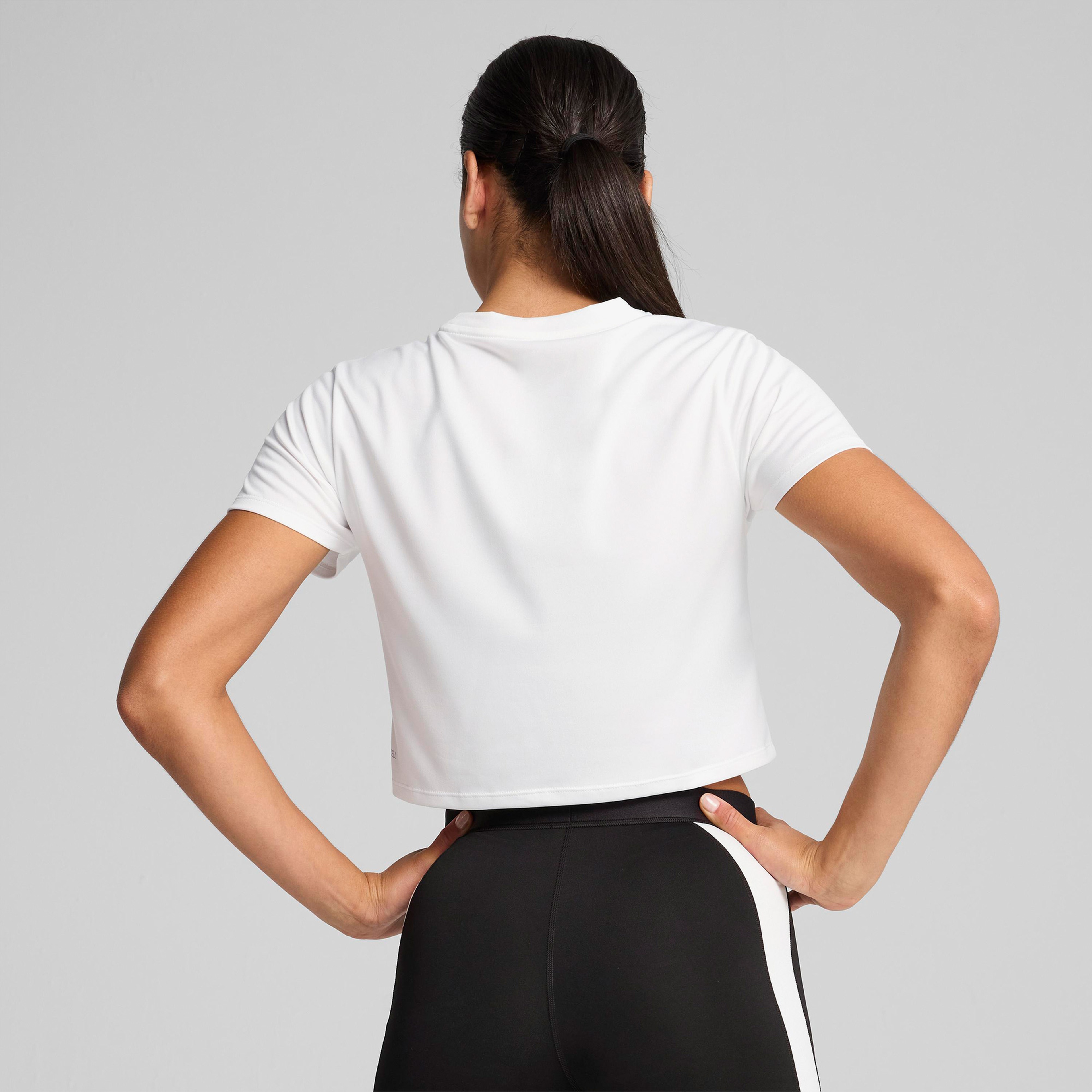 Puma Tad Essential Baby Kadın Beyaz Antrenman T-Shirt