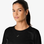 Asics Metarun Ss Top Kadın Siyah Koşu T-Shirt