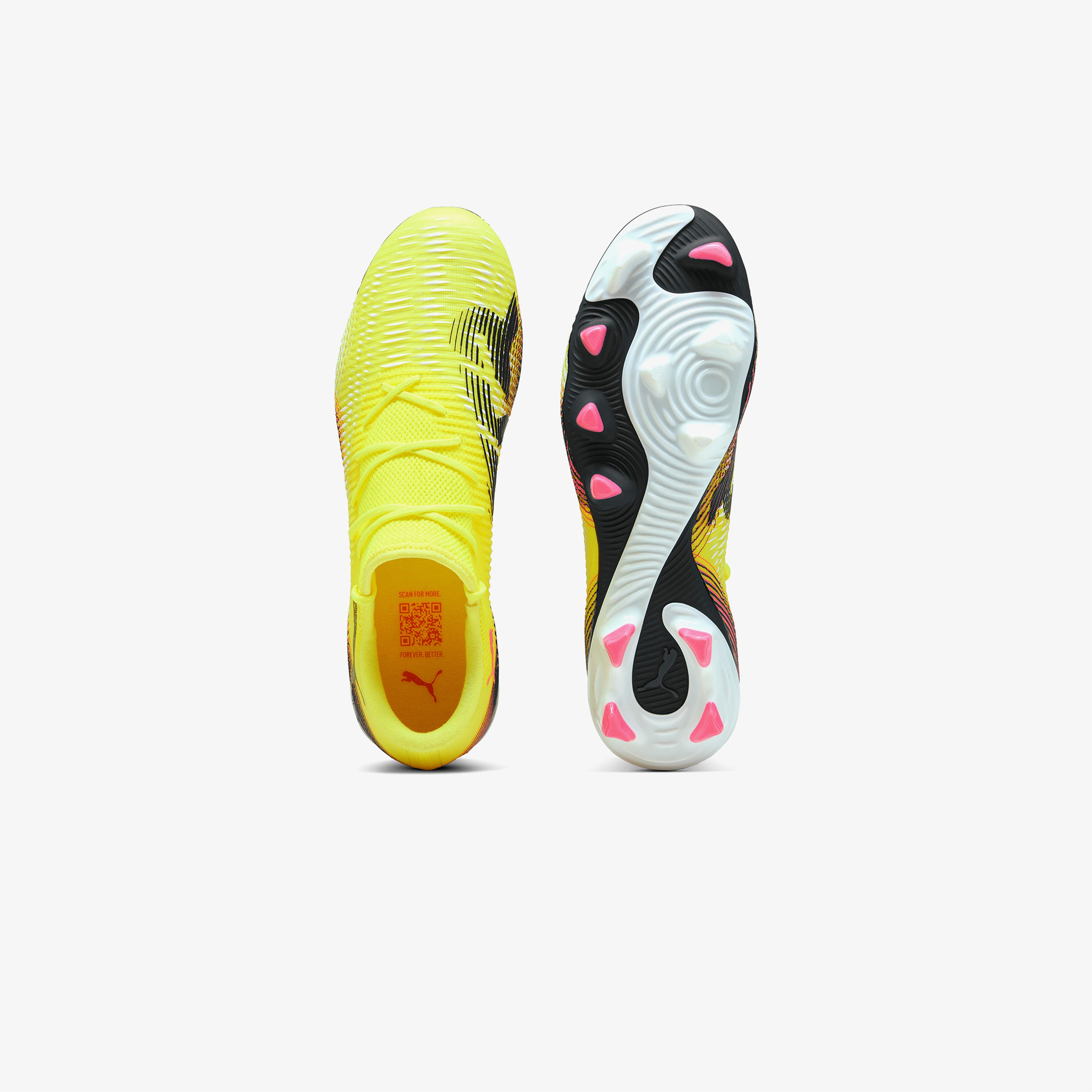 Puma Future 8 Match Low Fg/Ag Erkek Sarı Çim Saha Kramponu