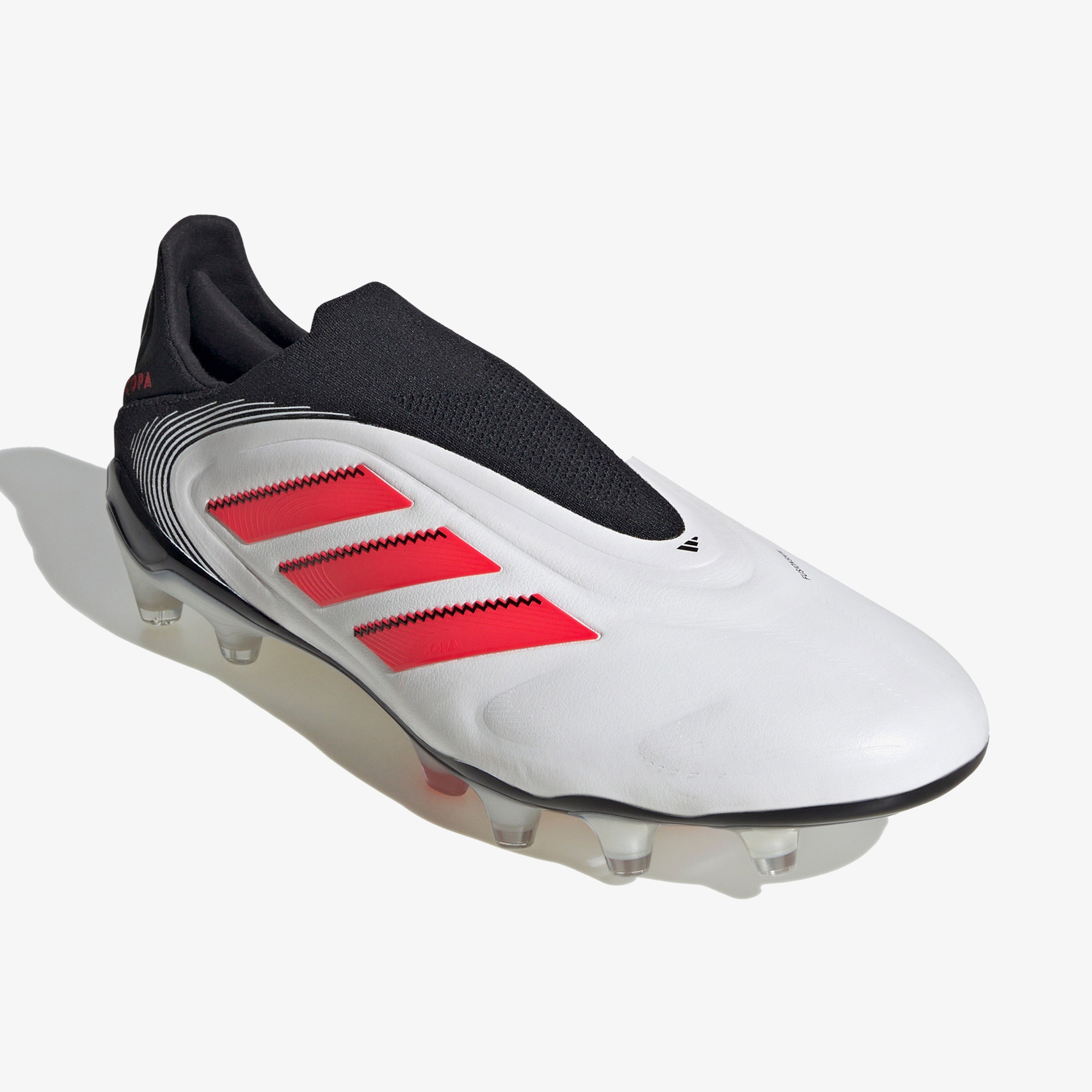 adidas Copa Pure 3 Elite Bağcıksız Erkek Beyaz Çim Saha Kramponu