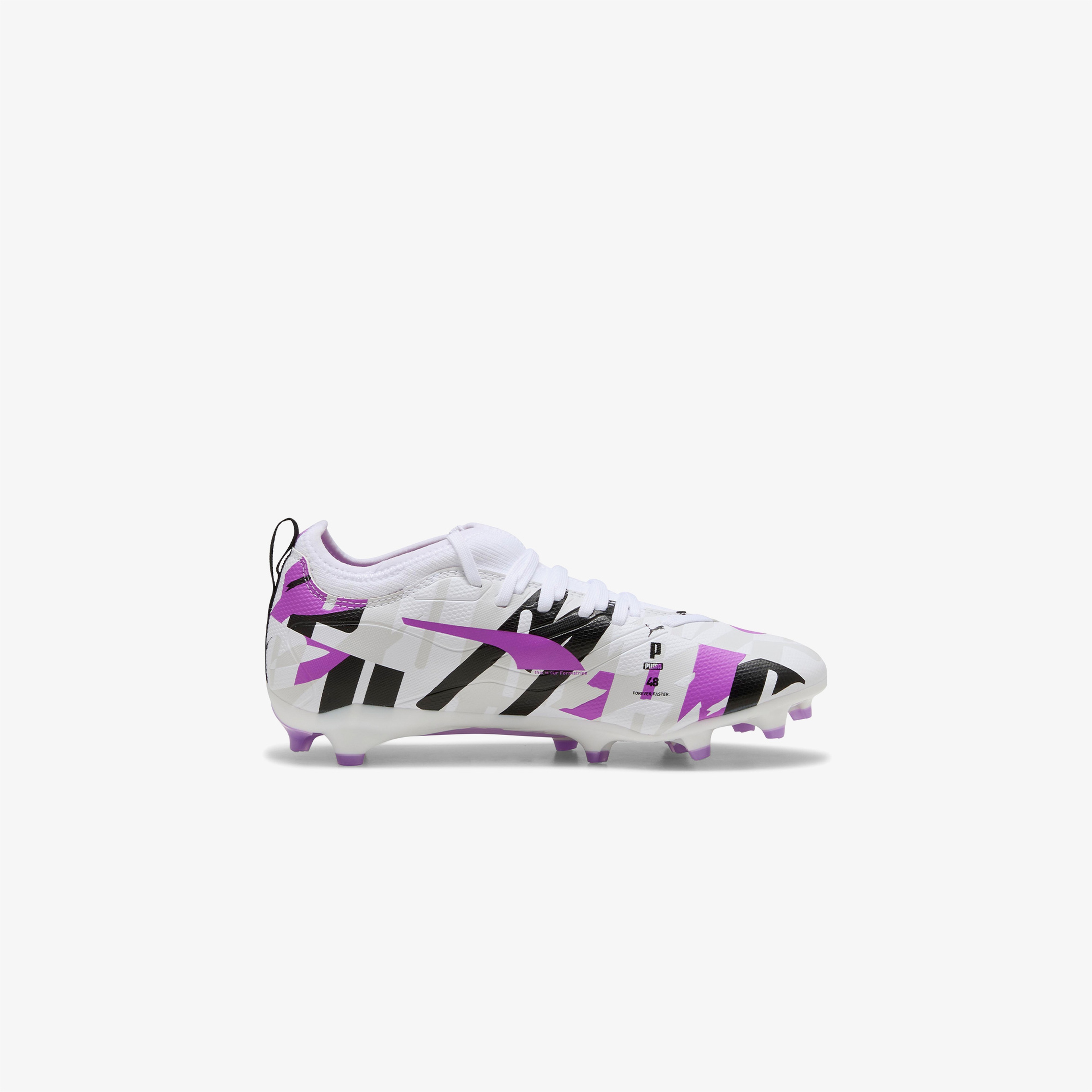 Puma Ultra 5 Match Frvr Fg/Ag Çocuk Beyaz Çim Saha Kramponu