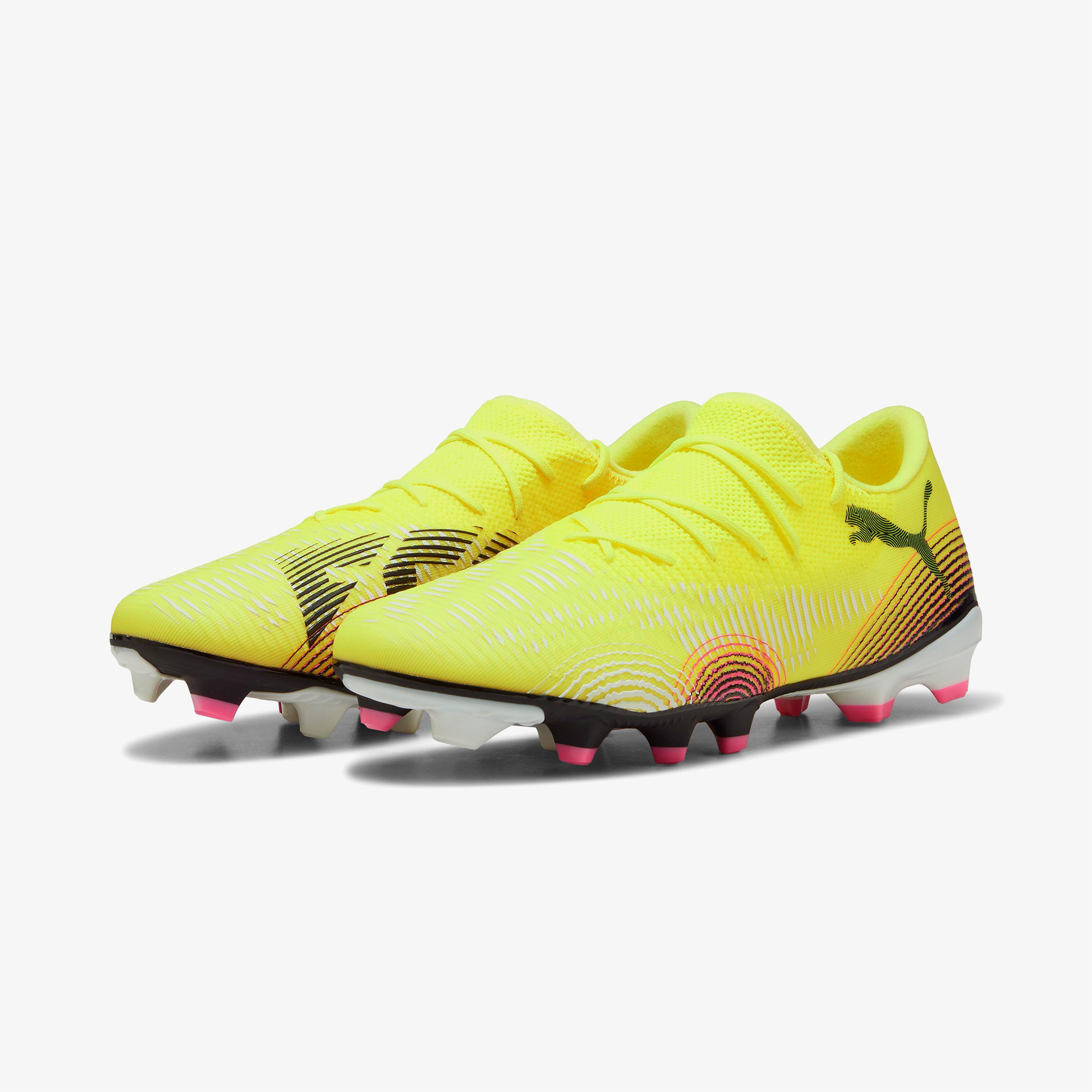 Puma Future 8 Match Low Fg/Ag Erkek Sarı Çim Saha Kramponu