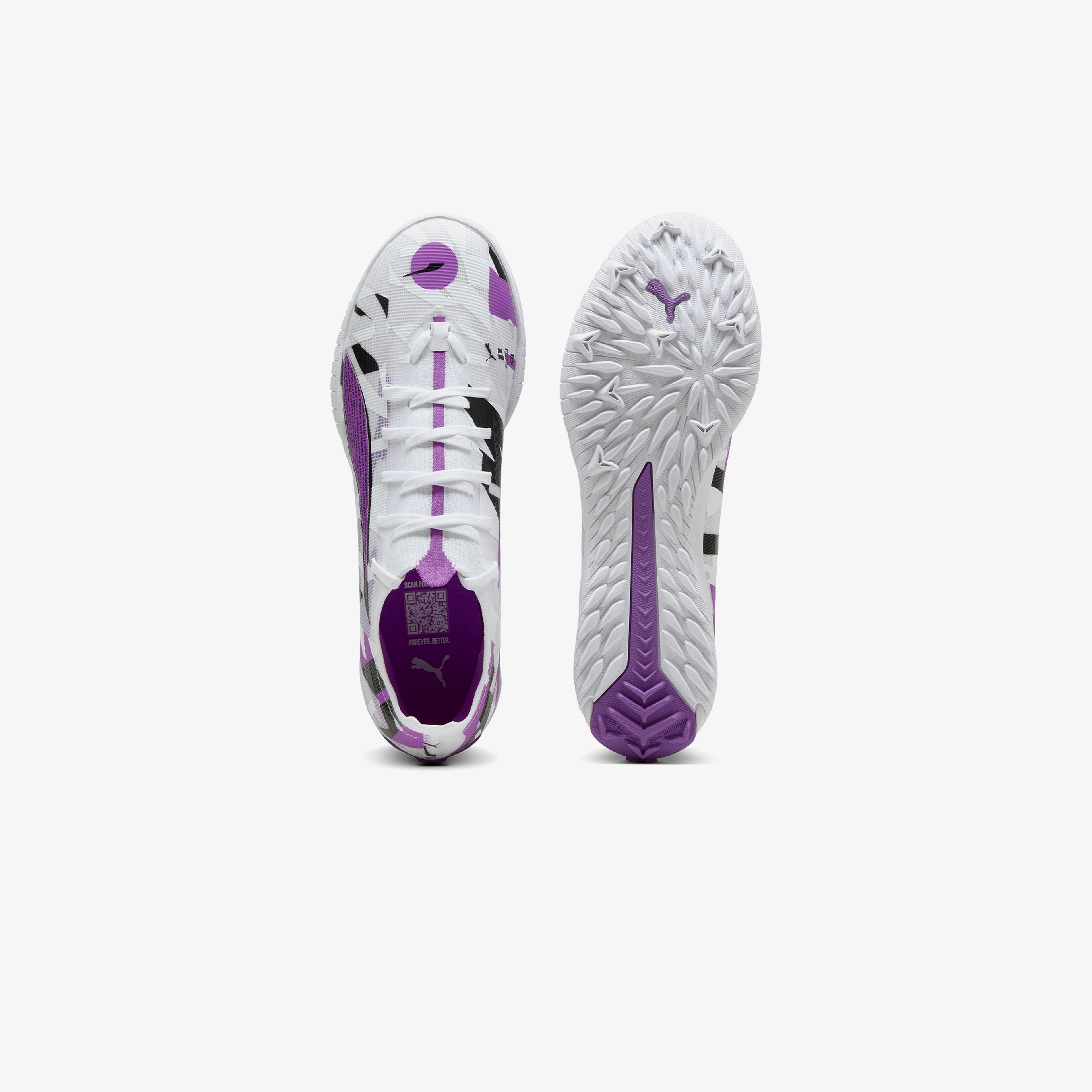 Puma Ultra 5 Match Forever Erkek Beyaz Çim Saha Kramponu