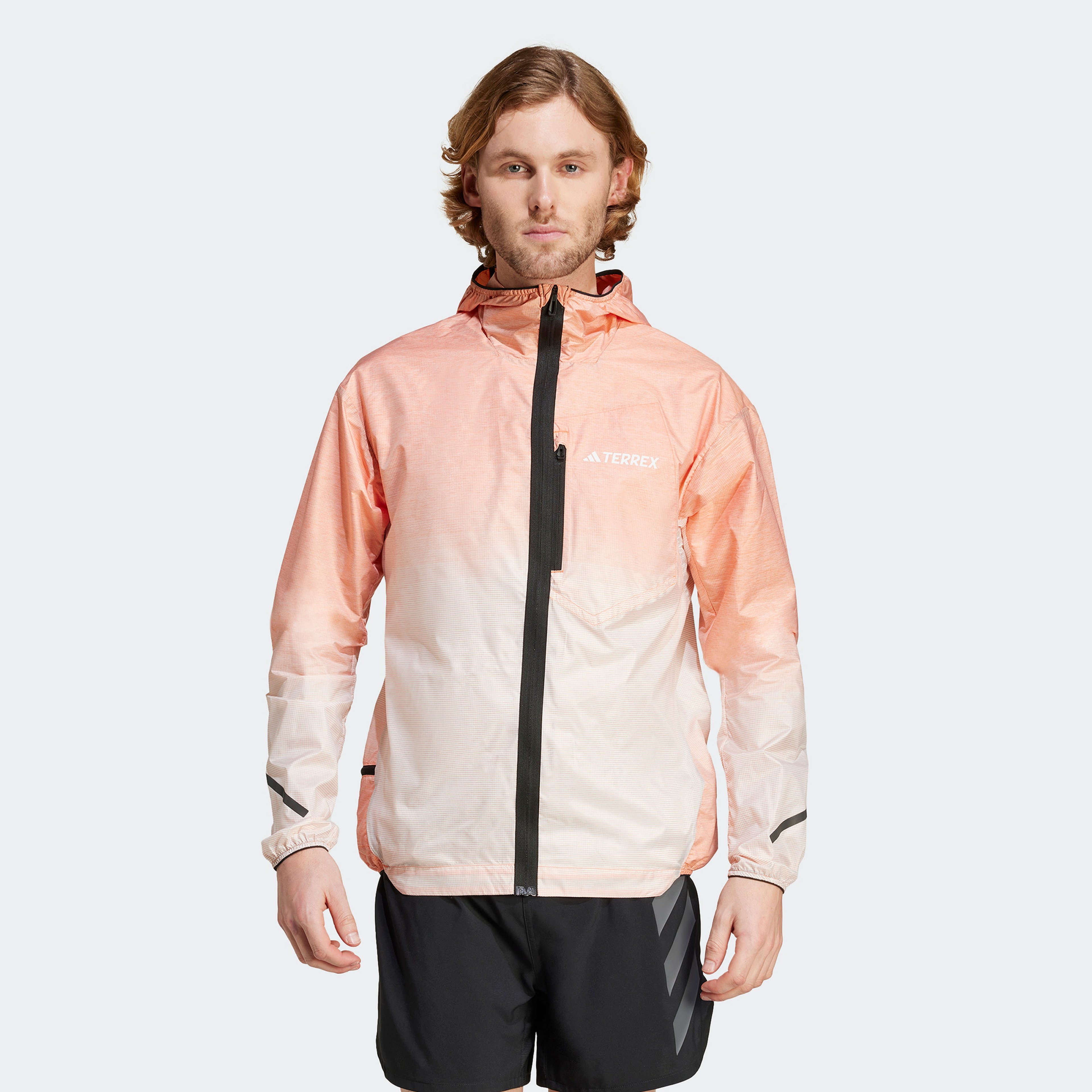 adidas Terrex Xperior Light Windweave Erkek Turuncu Koşu Rüzgarlık